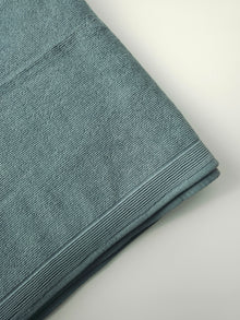  Deep Duck Egg Blue Recycled Cotton Towel