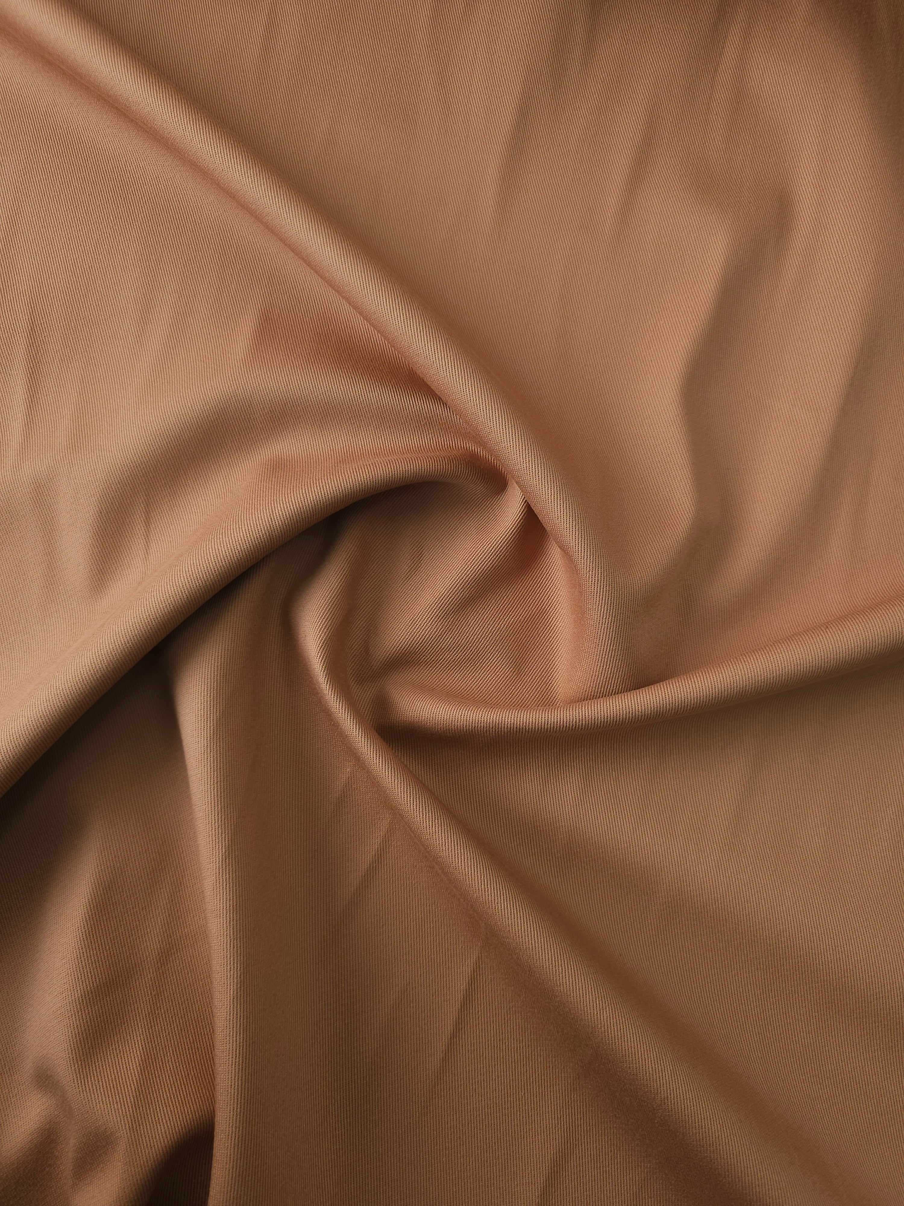 Tan/Beige Brushed Cotton Twill