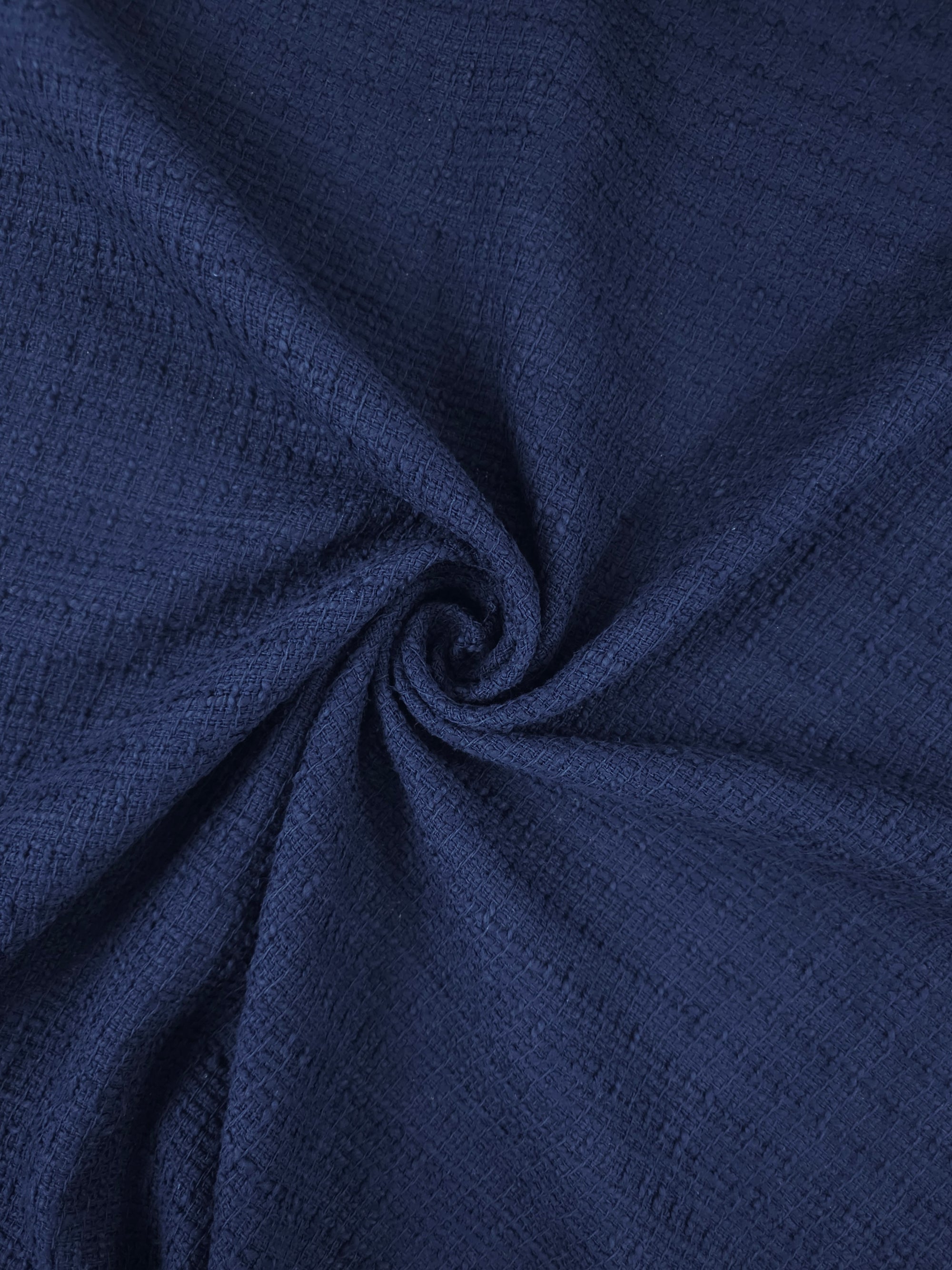 Navy Blue Boucle