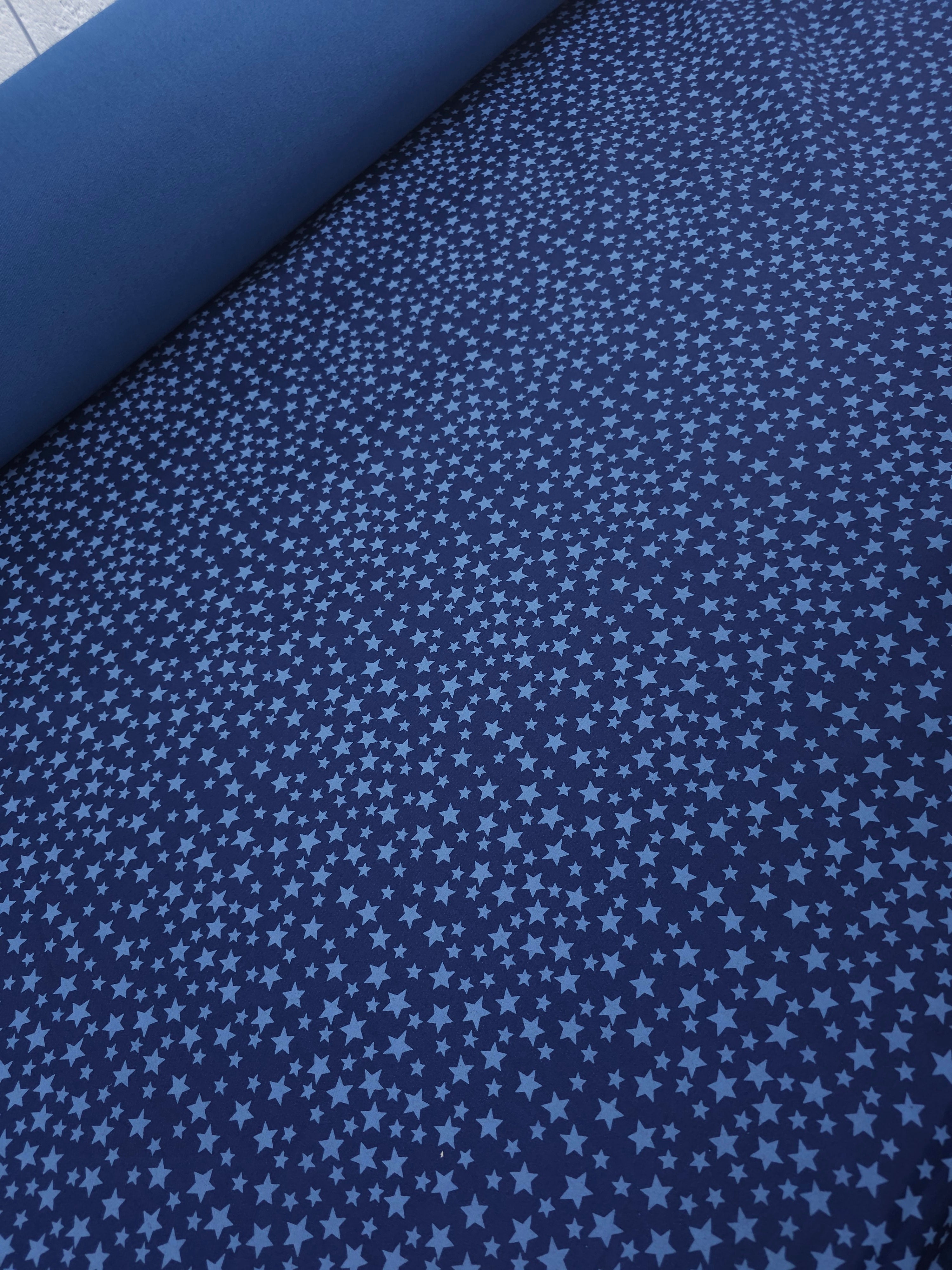 Blue Two-Tone Star Denim