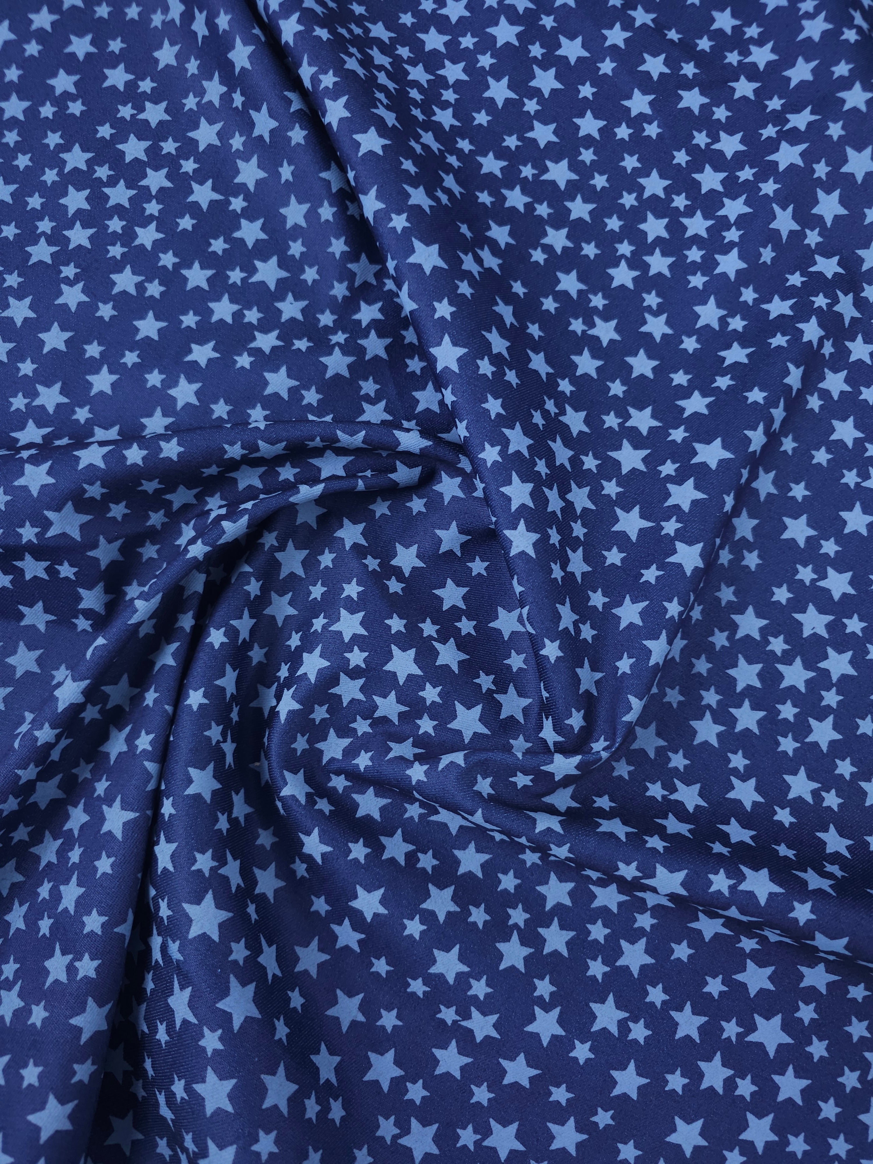 Blue Two-Tone Star Denim