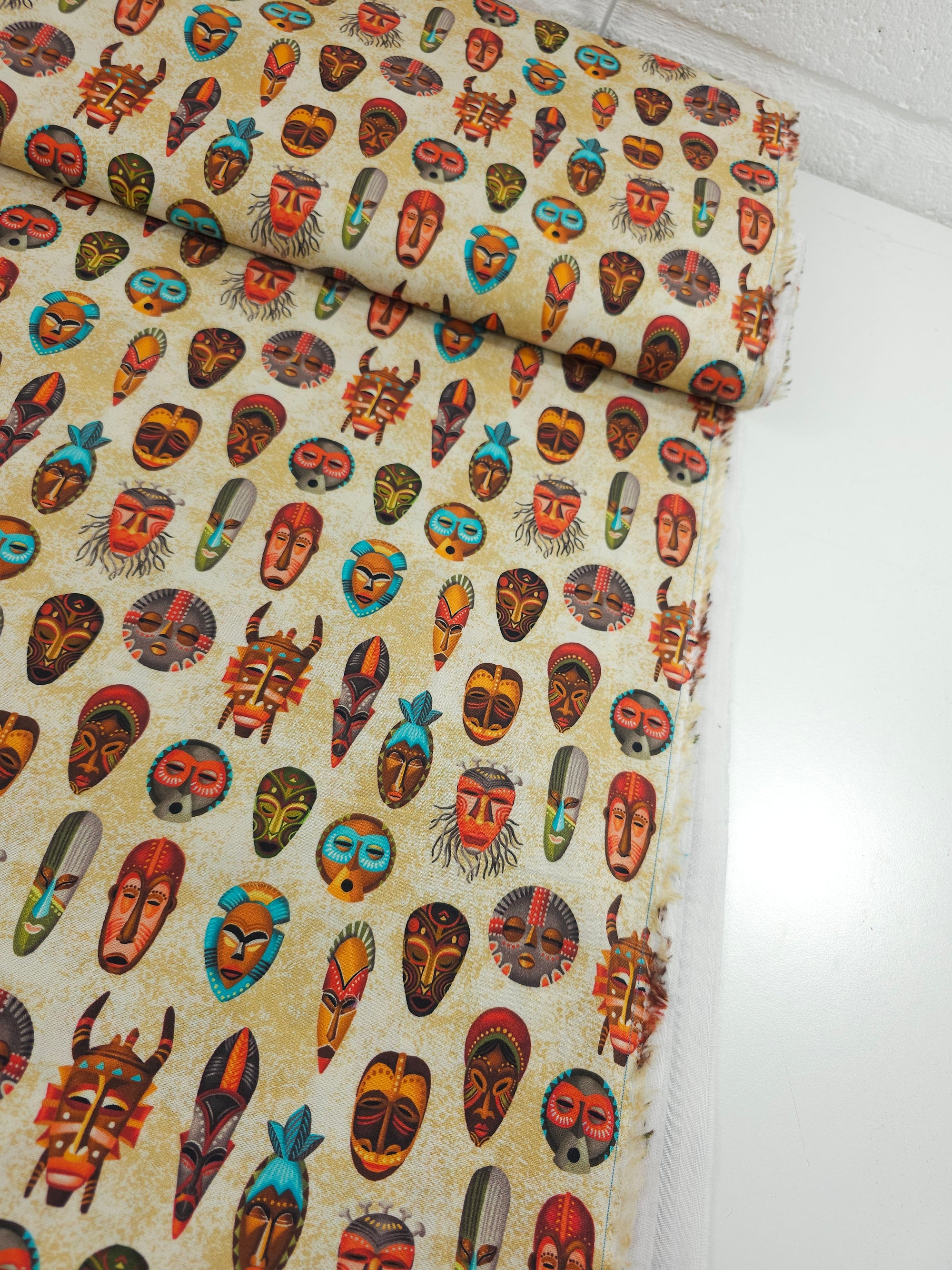 Indigenous Masks 100% Cotton - Michael Miller