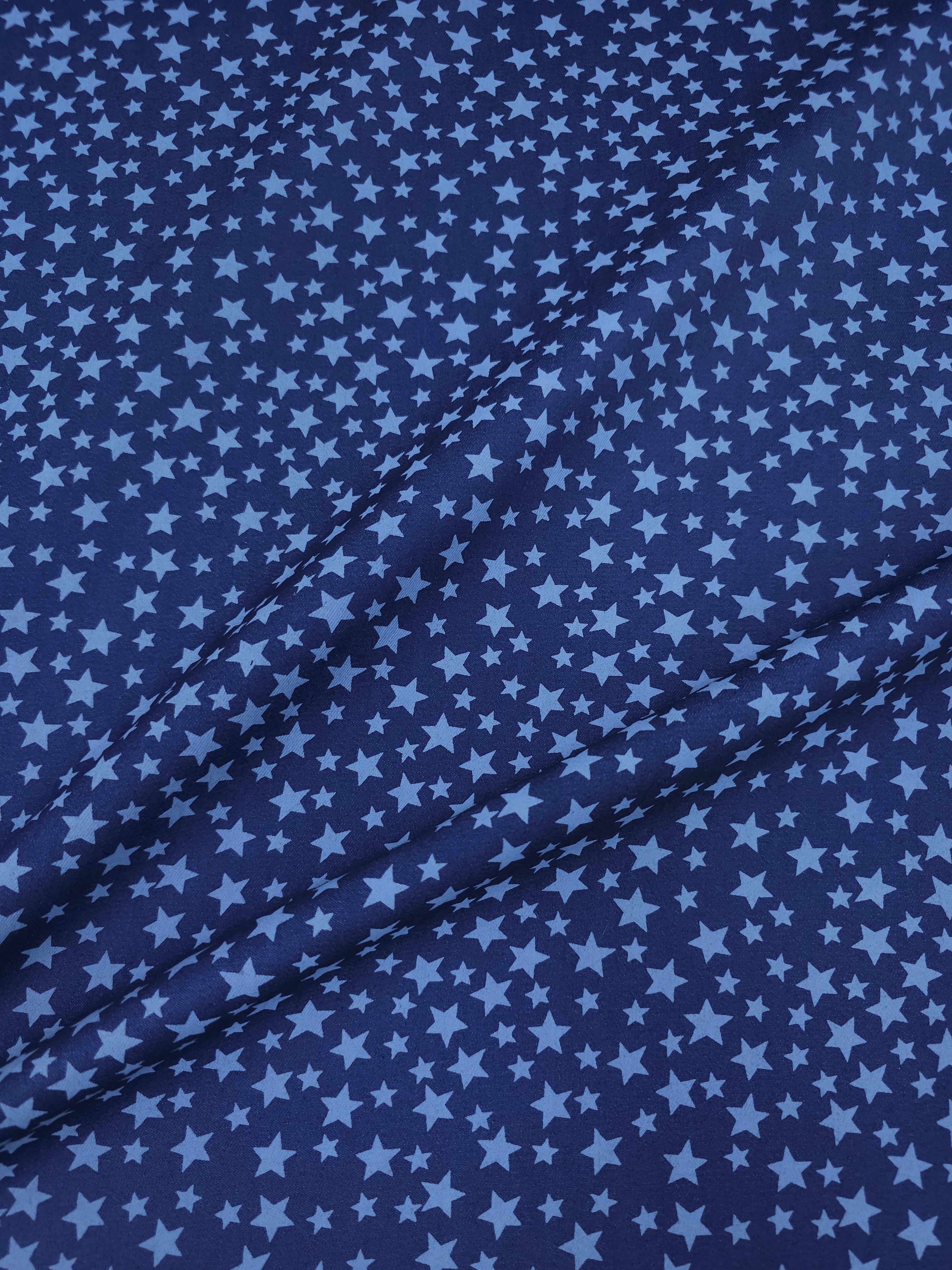 Blue Two-Tone Star Denim