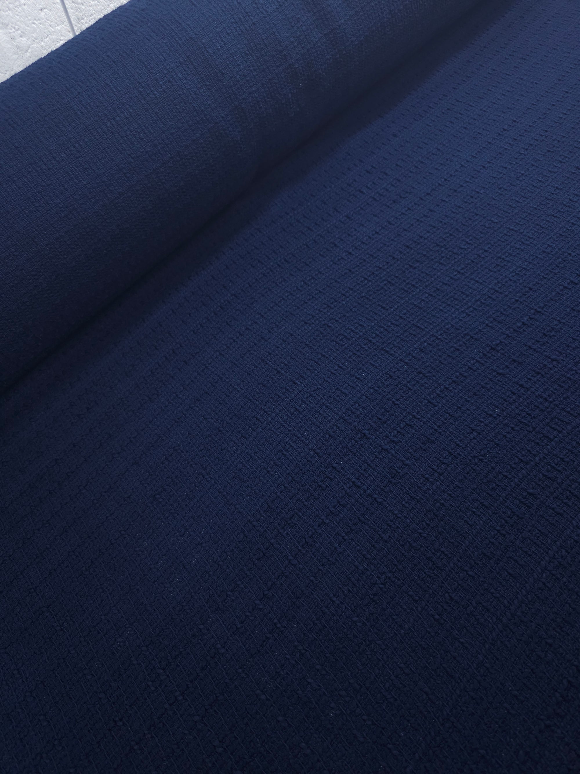 Navy Blue Boucle