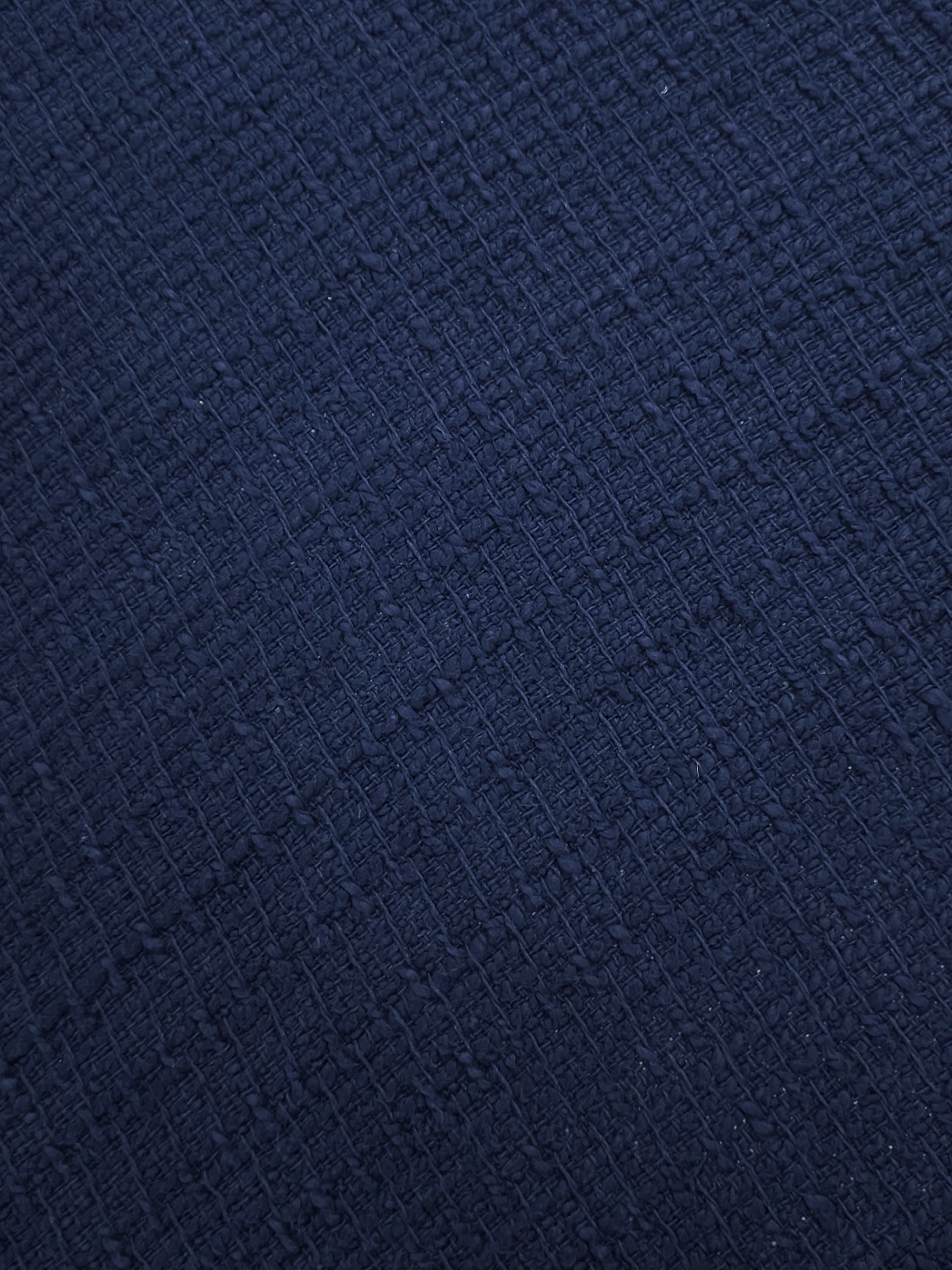 Navy Blue Boucle