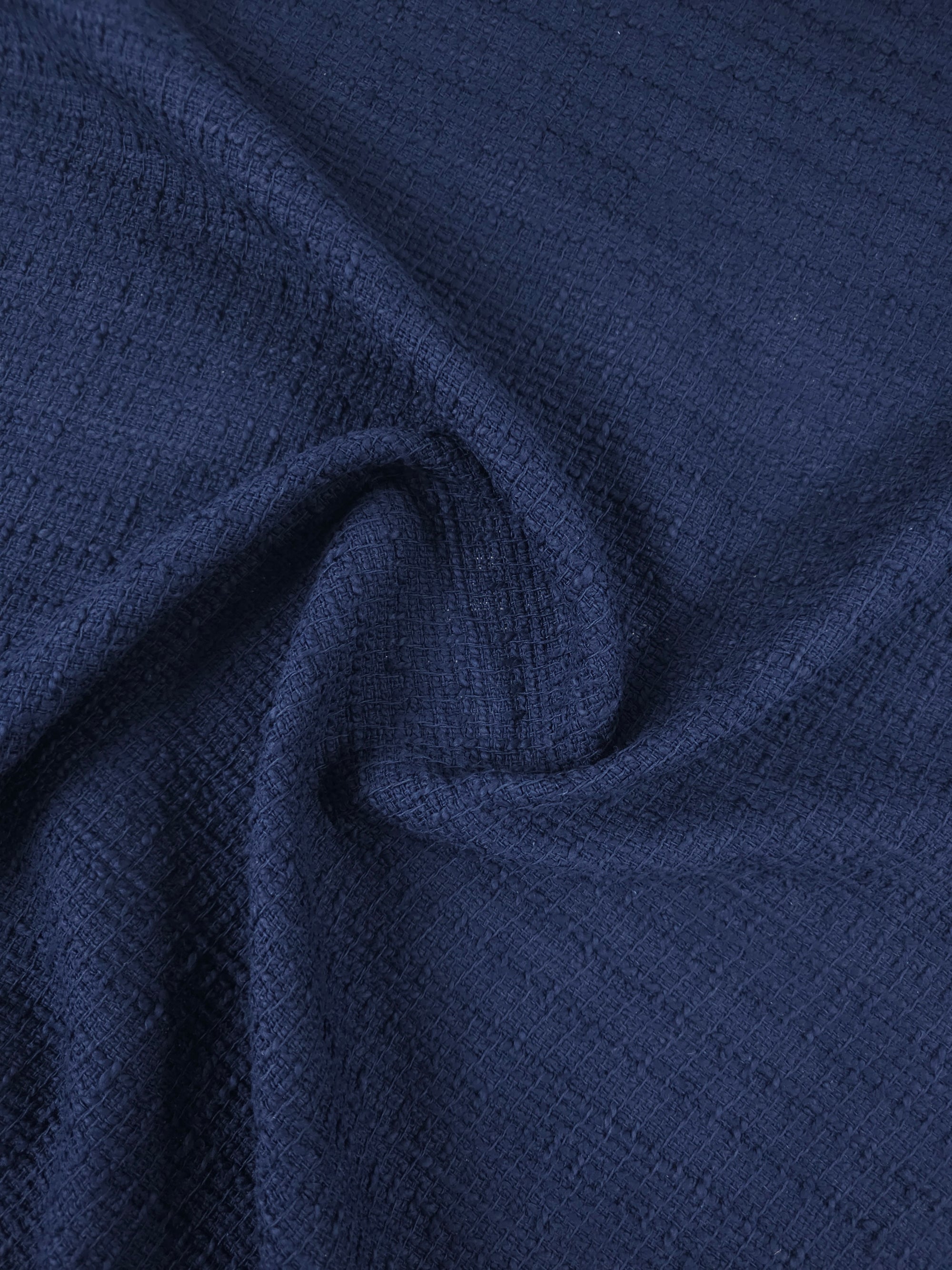 Navy Blue Boucle