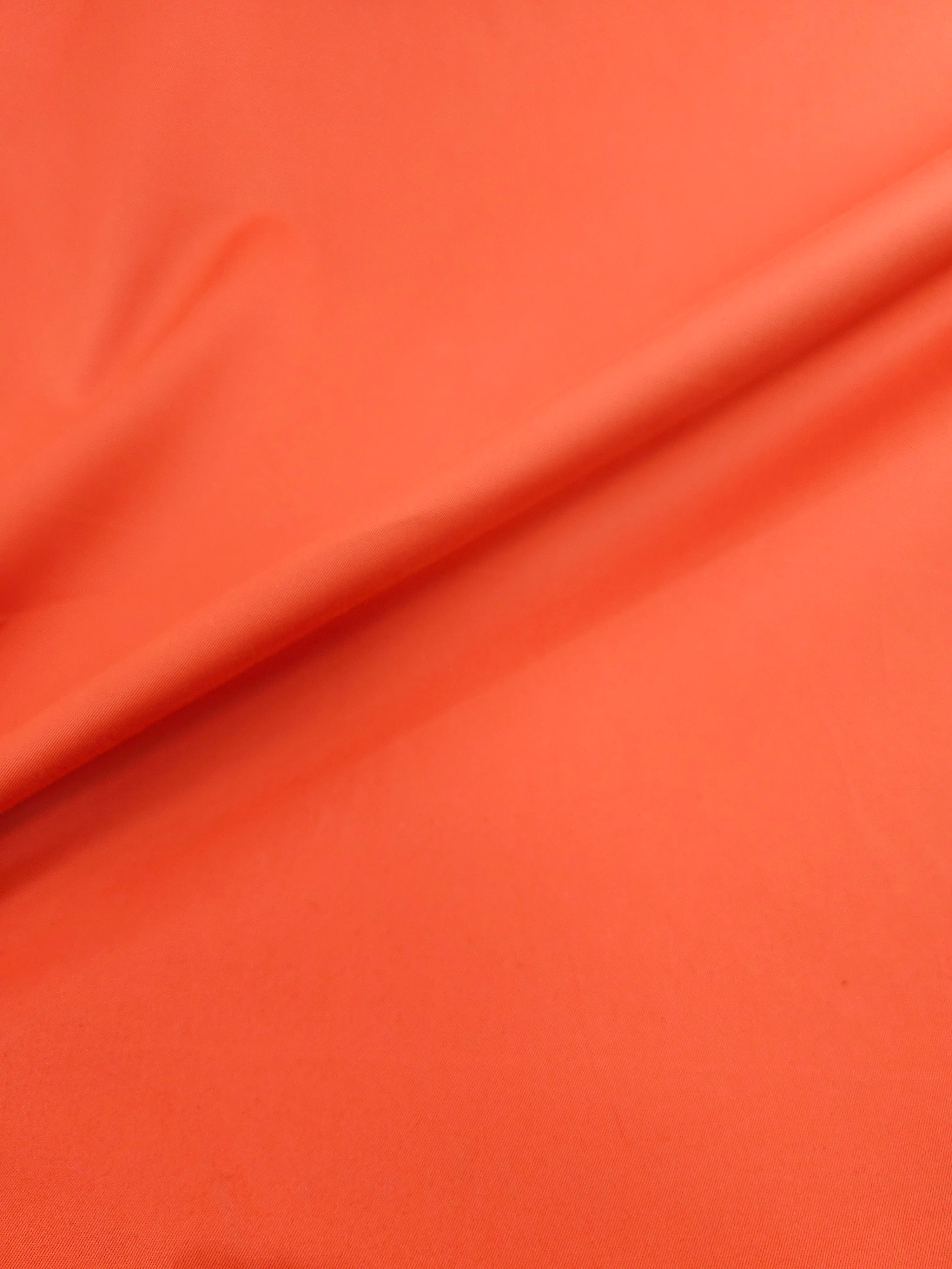 Blood Orange Cotton Sateen Twill