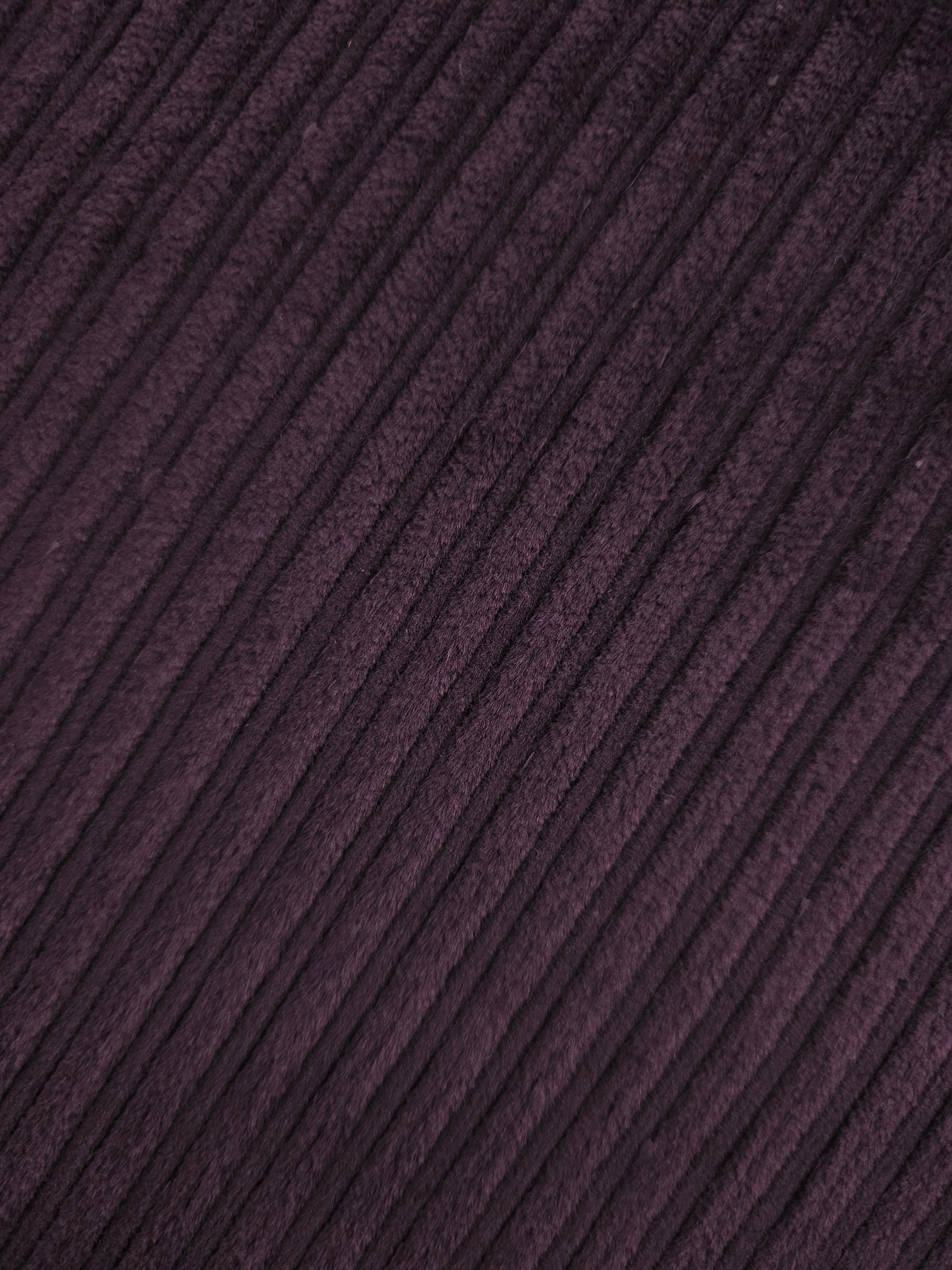 Deep Plum Purple Corduroy