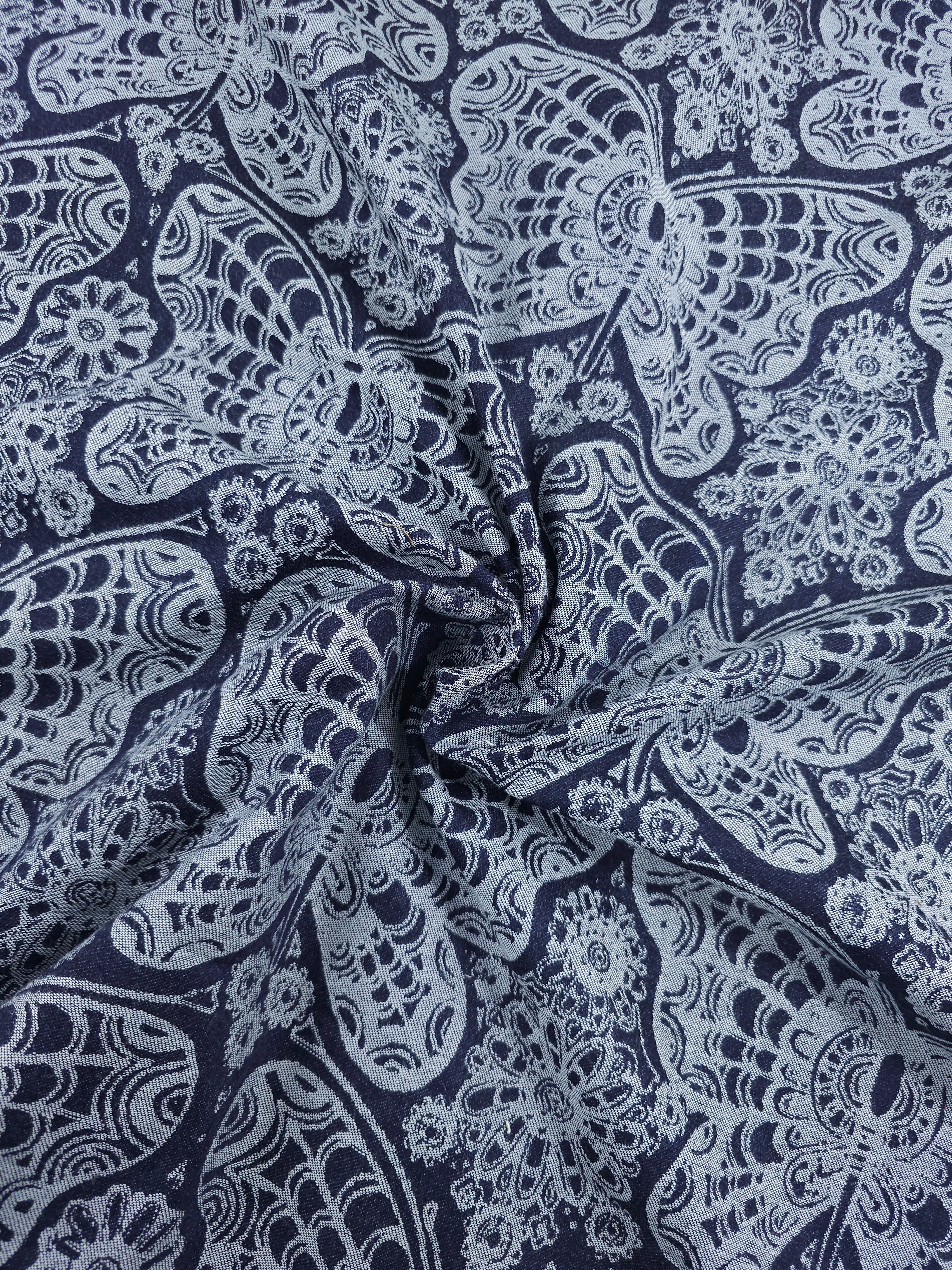 Indigo Navy Boho Butterfly Denim
