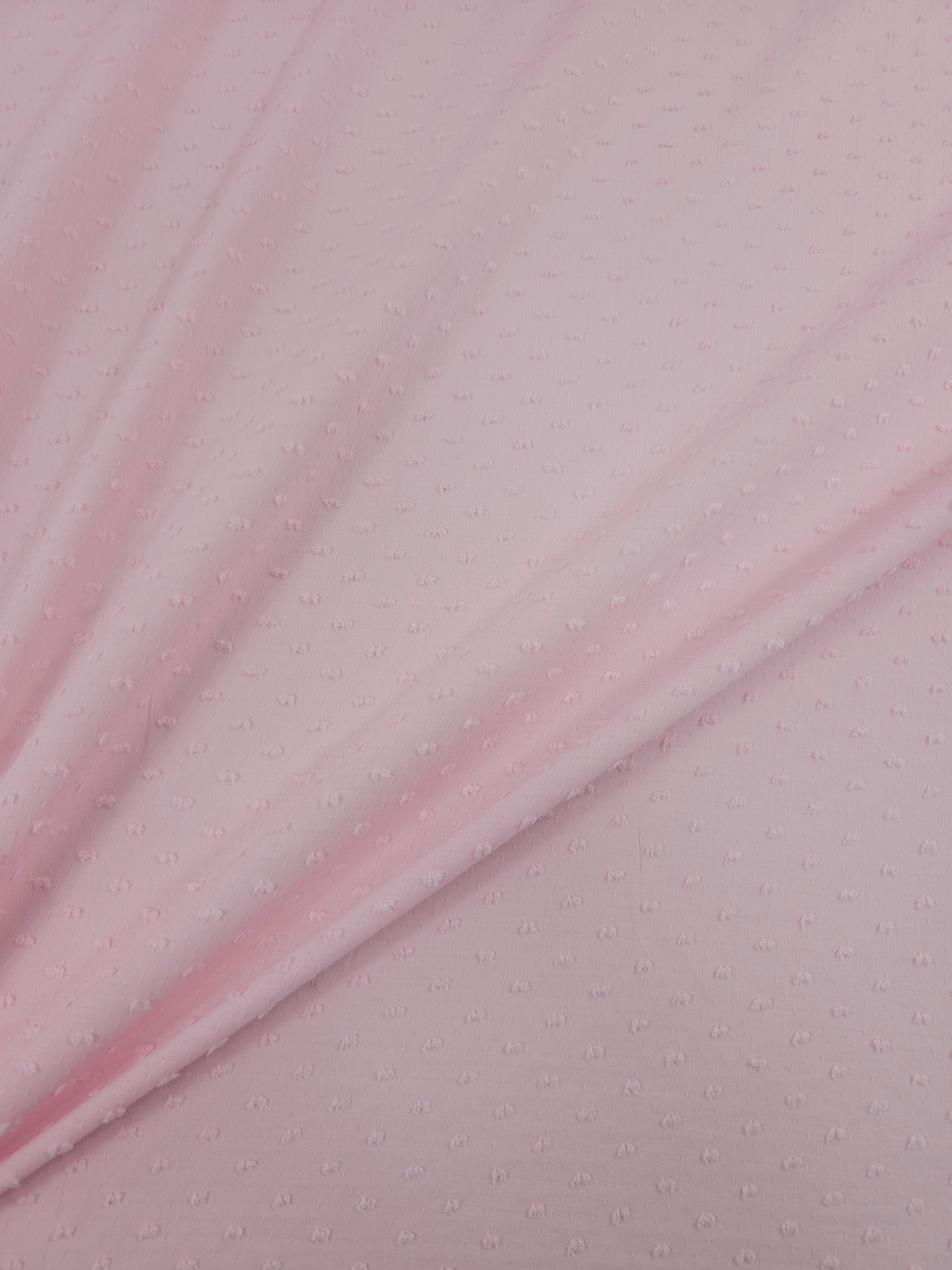 Pink Dobby Lightweight Cotton