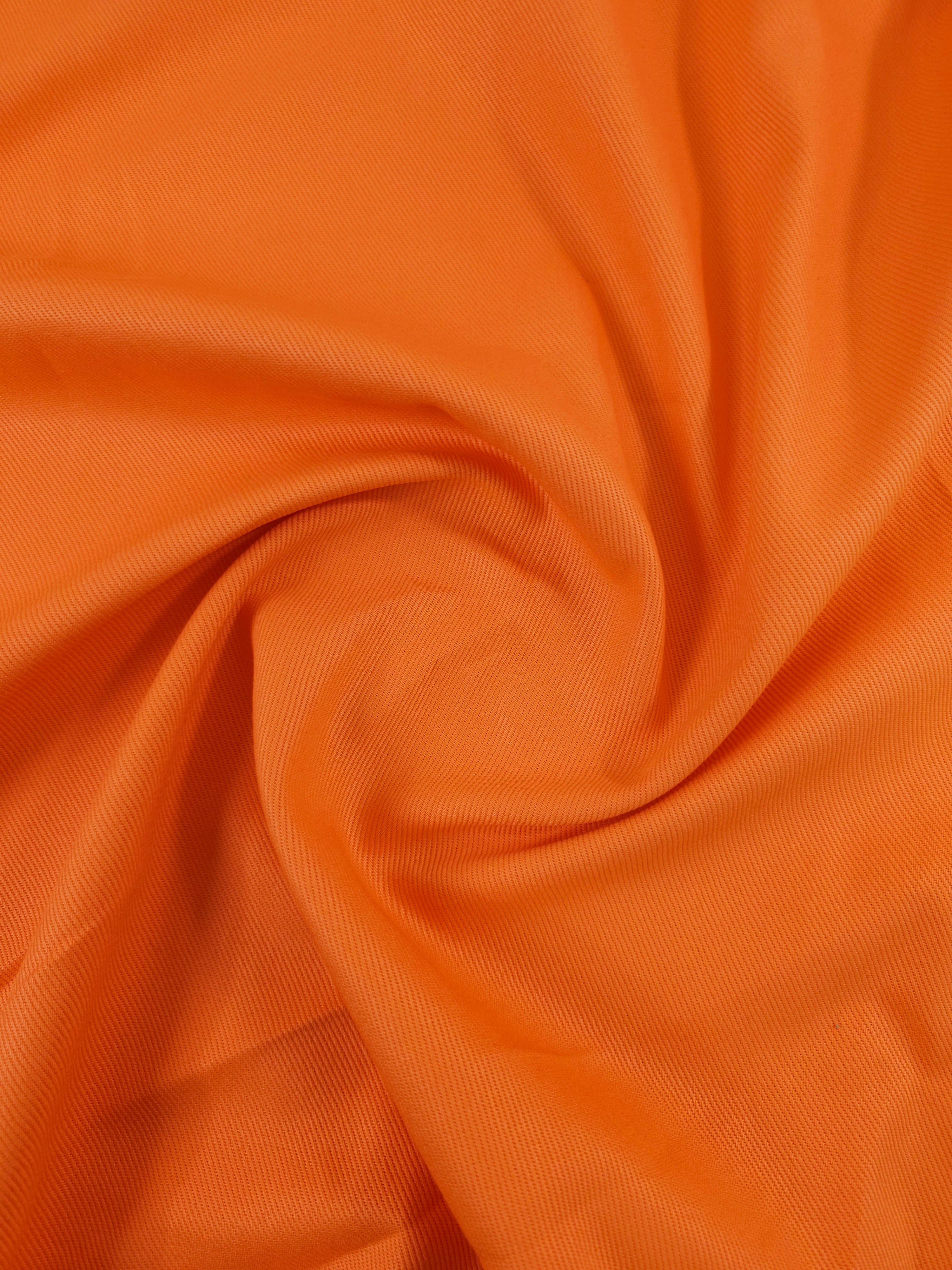 Orange Twill Denim