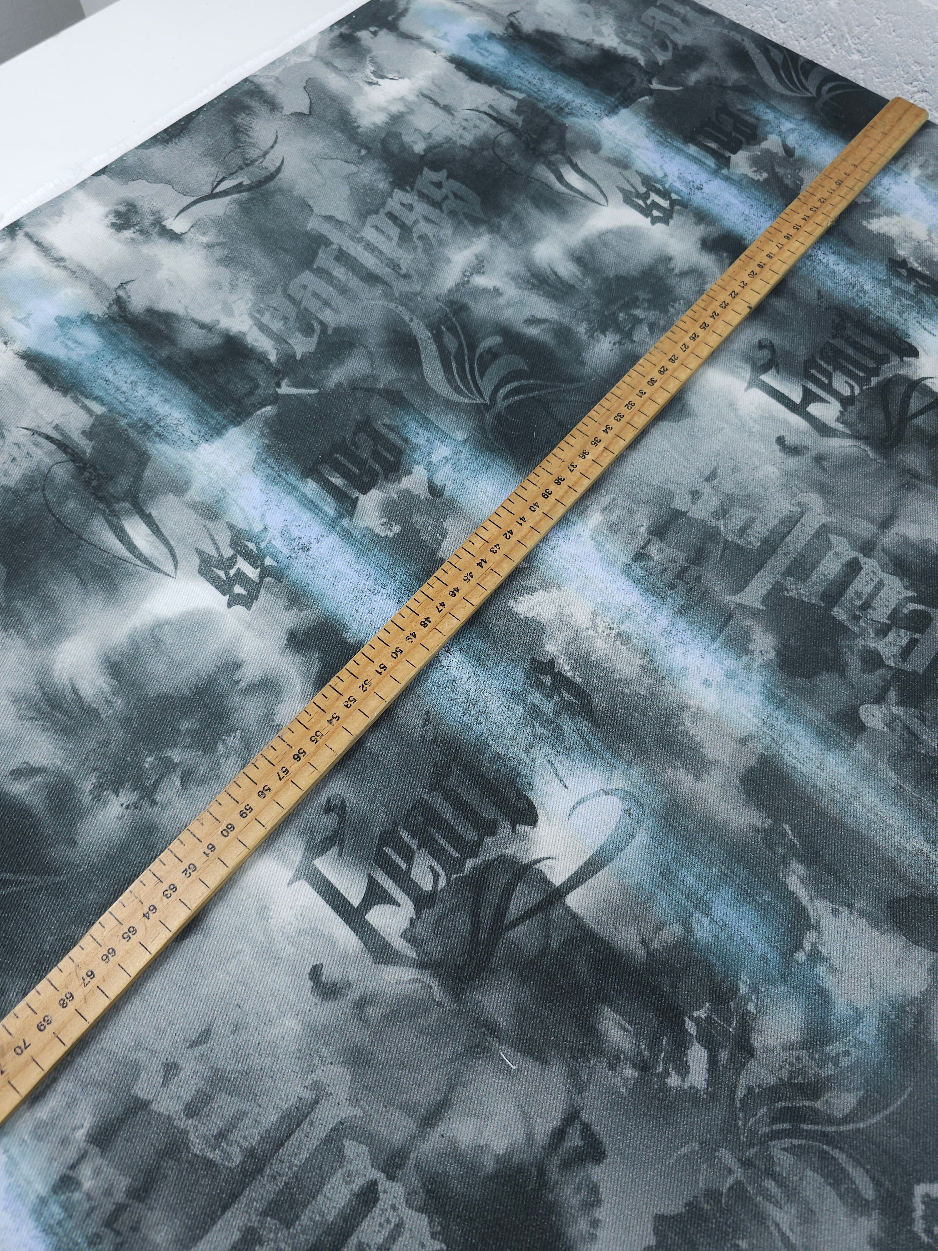 Gothic Fearless Washed Stripe Denim