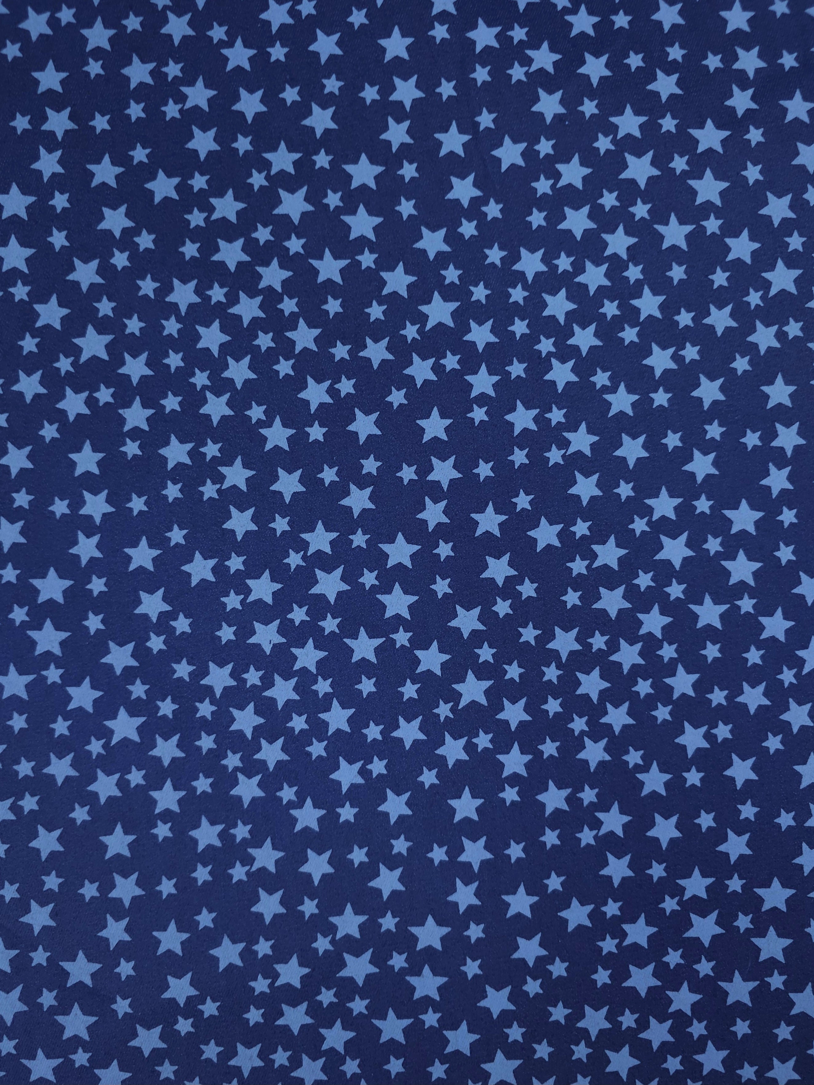 Blue Two-Tone Star Denim