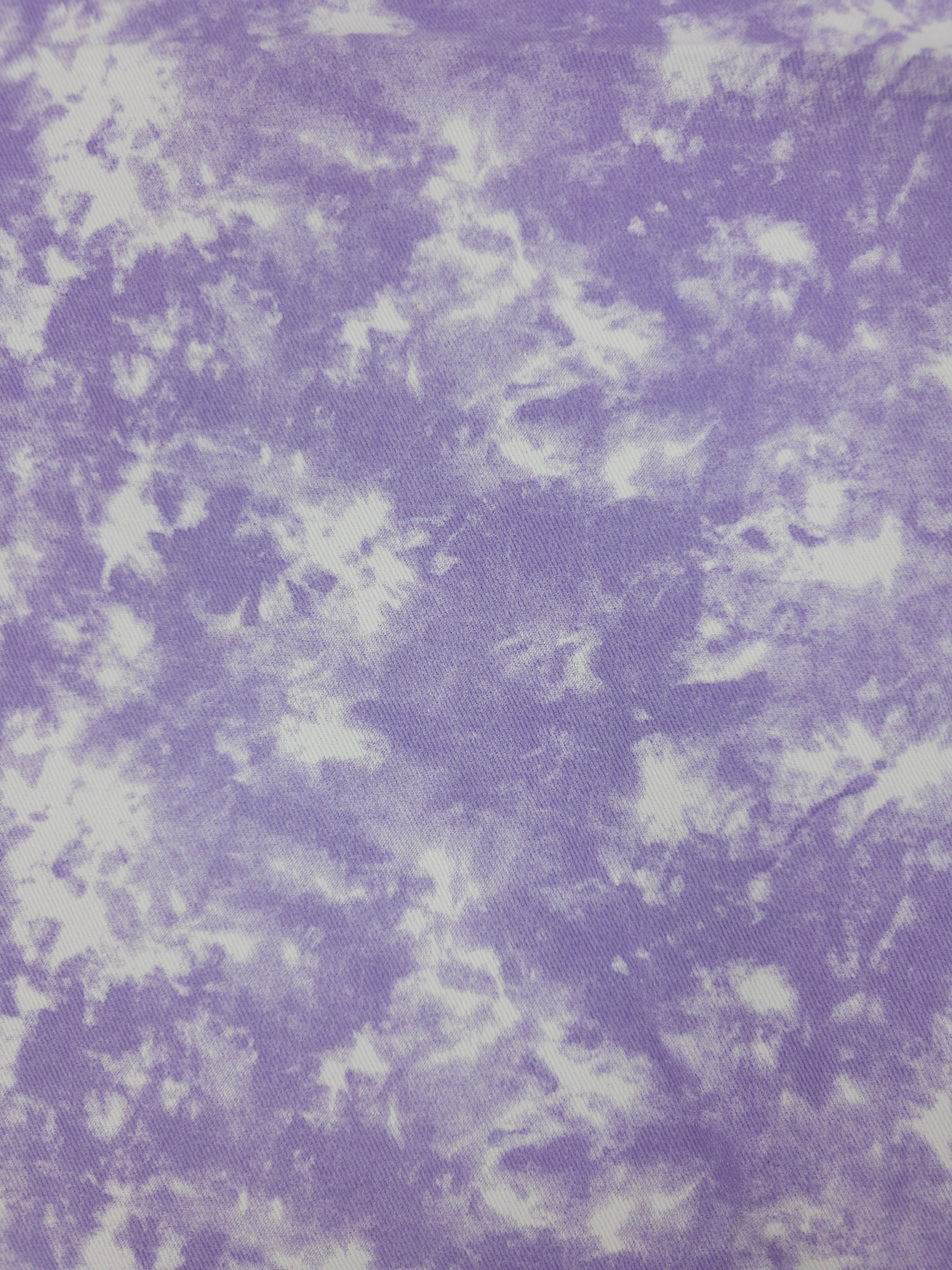 Light Purple Marble Denim