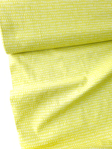  Lime Yellow Speckle 100% Cotton