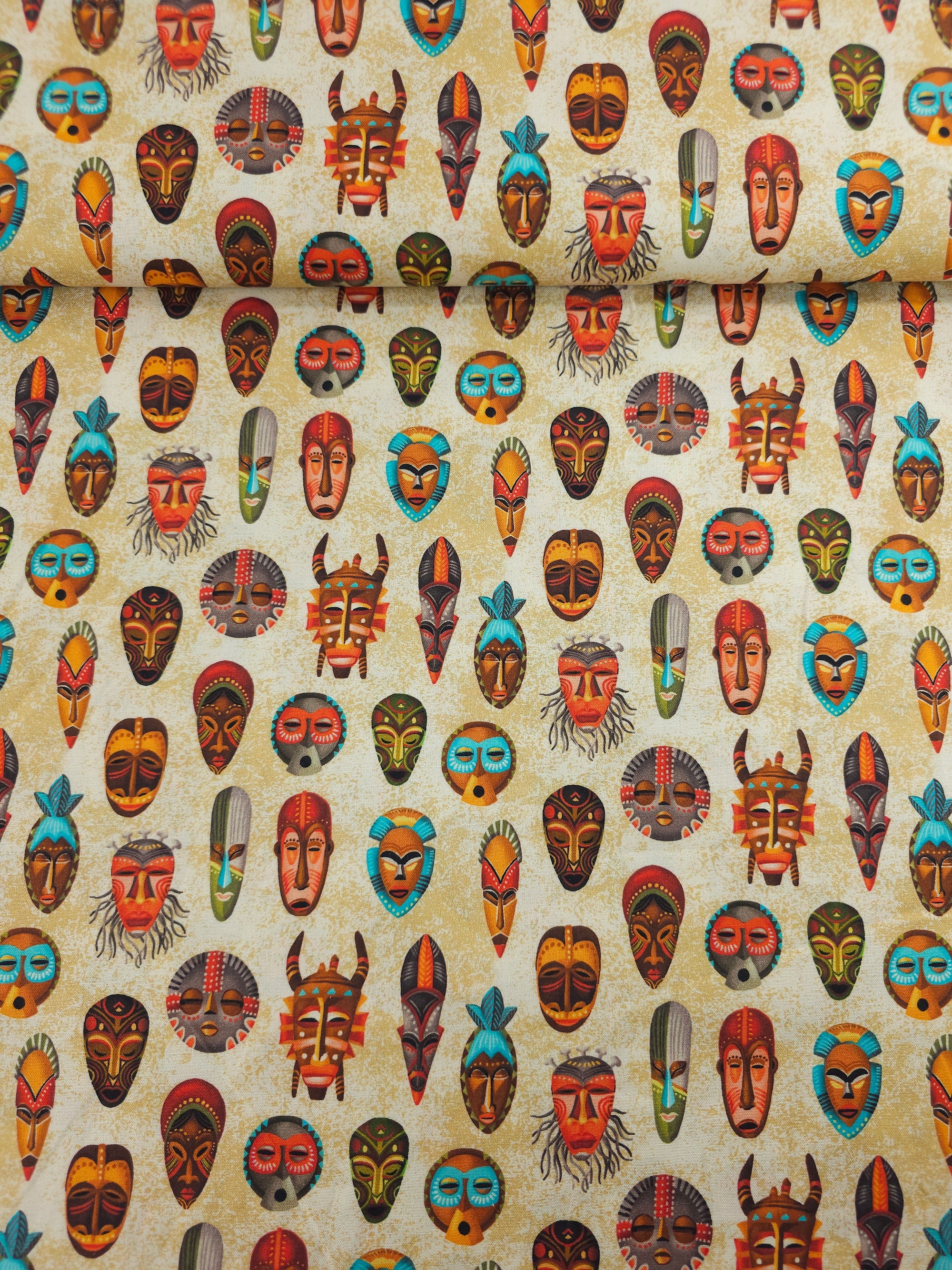 Indigenous Masks 100% Cotton - Michael Miller