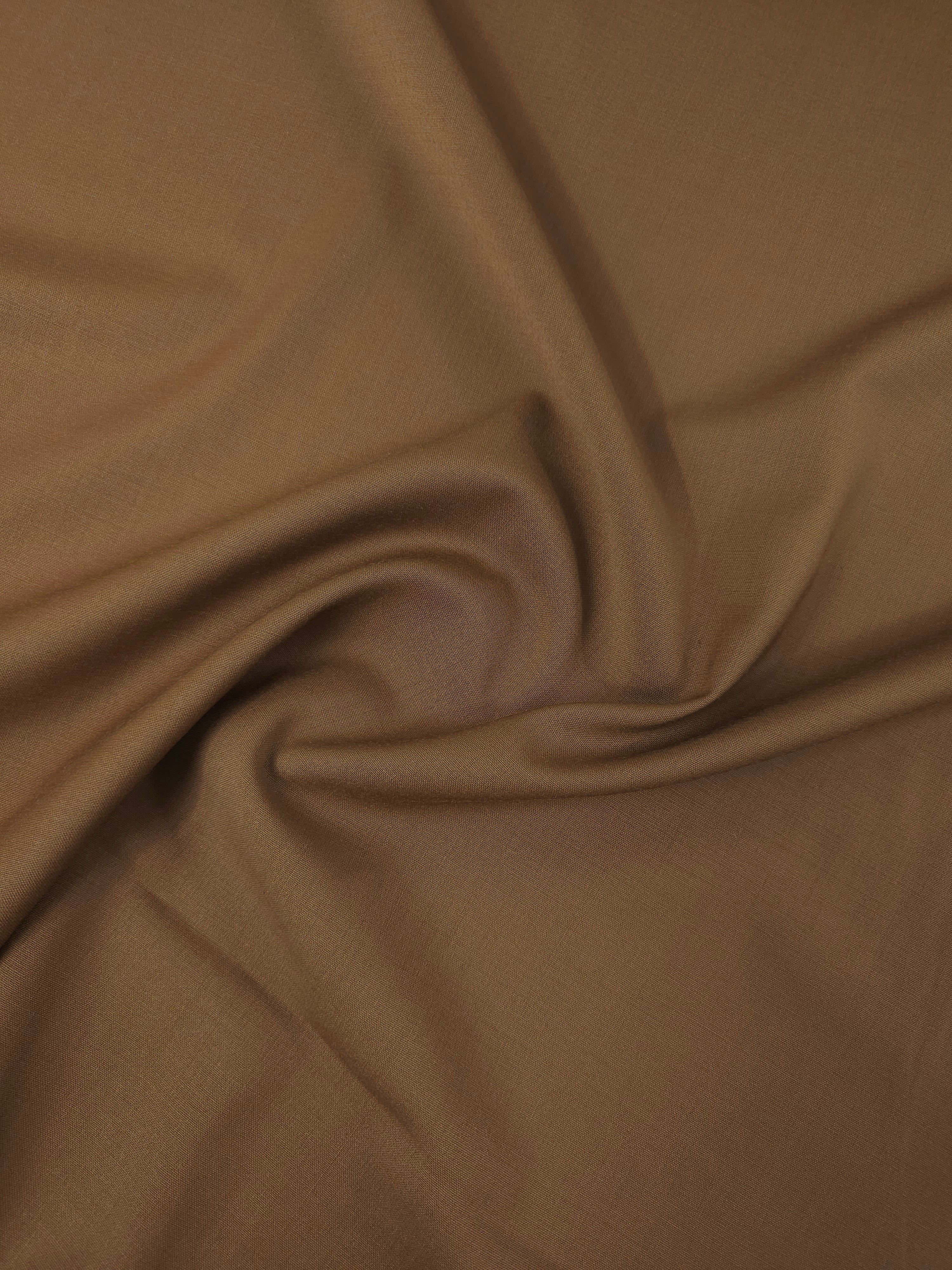 Mustard Bronze Poly Wool Suiting