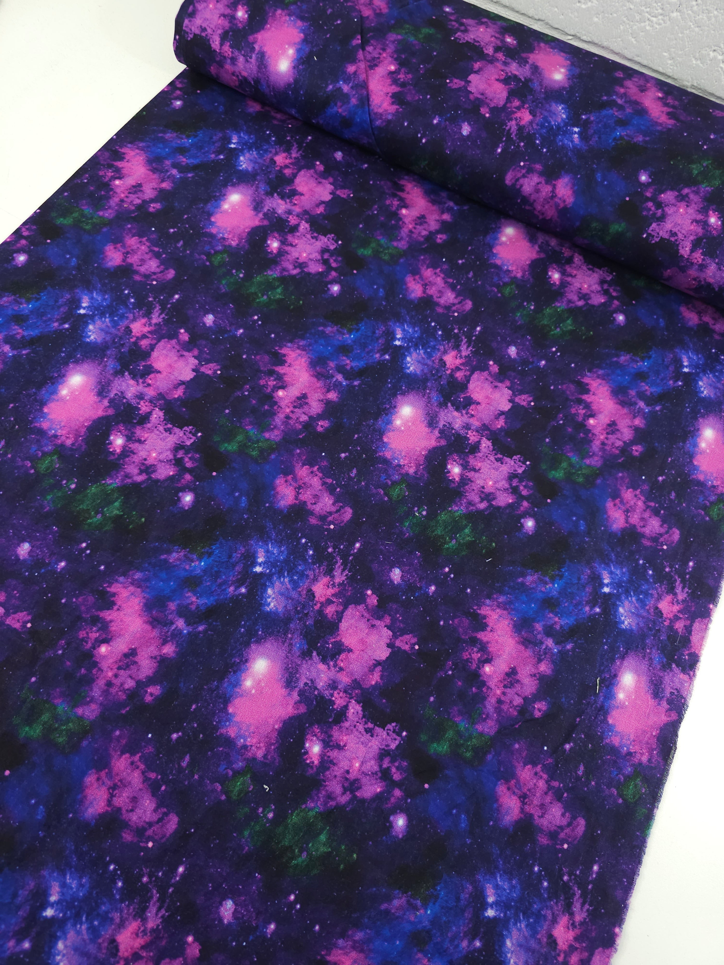 Purple Midnight Galaxy 100% Cotton