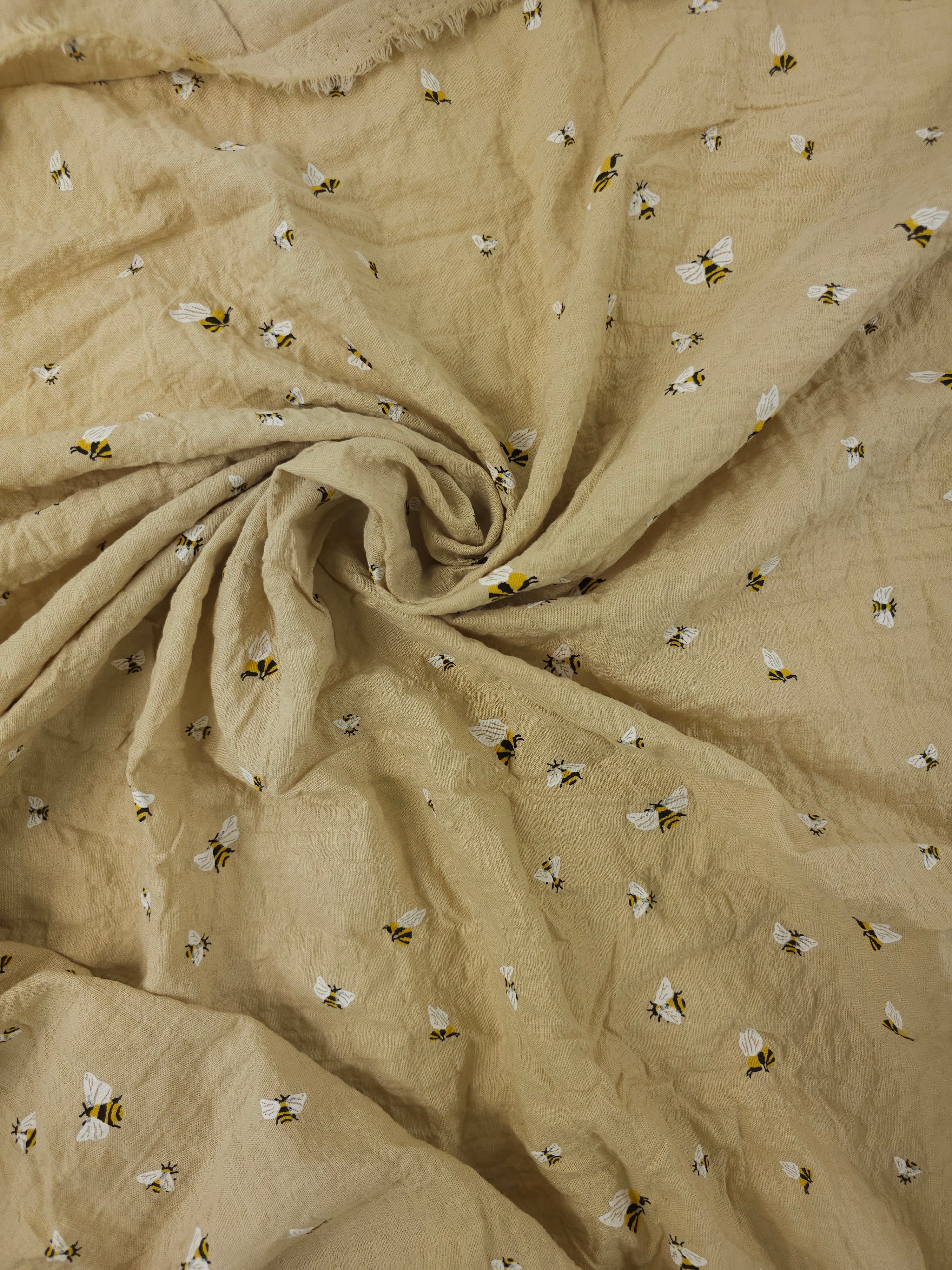 BEES! Crinkle Cotton - 5 Pieces