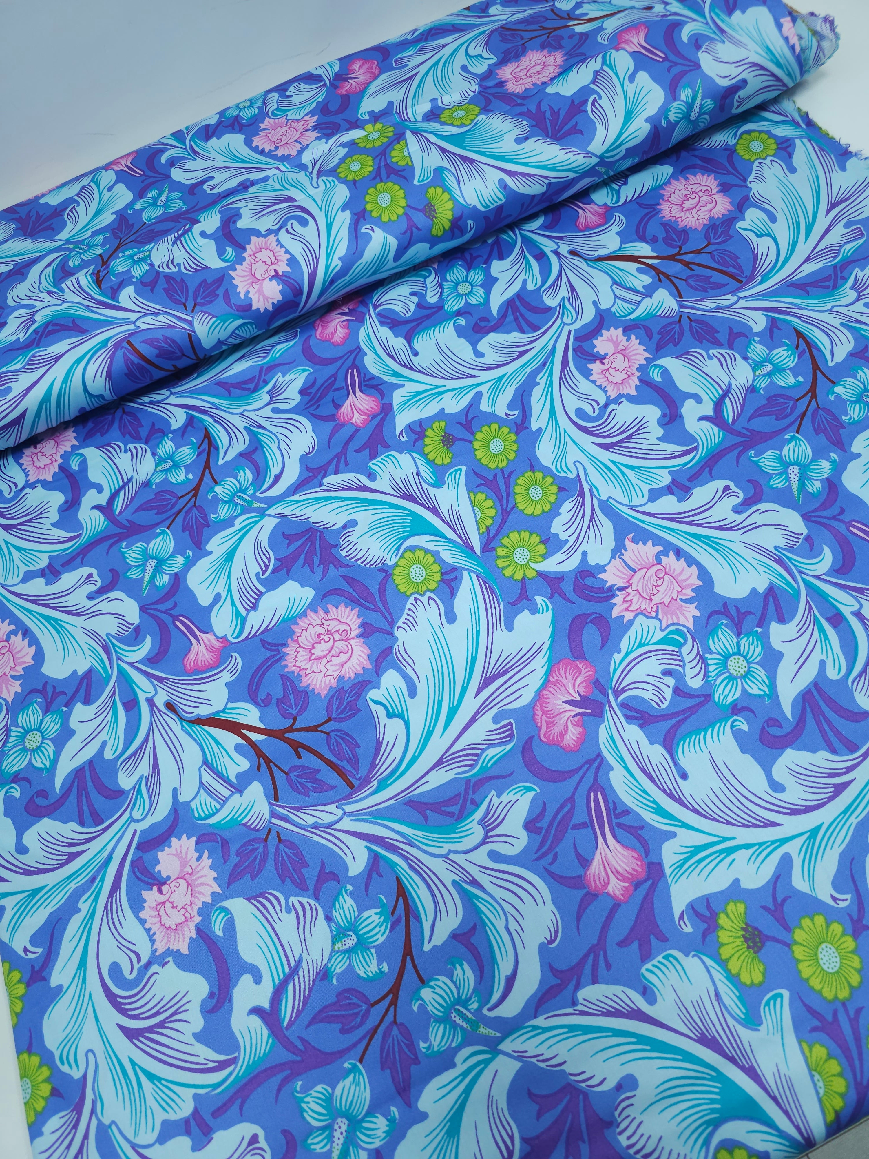 Floral Free Spirit Cotton Sateen 108" - Kaffe Fassett X William Morris *EXTRA WIDE*