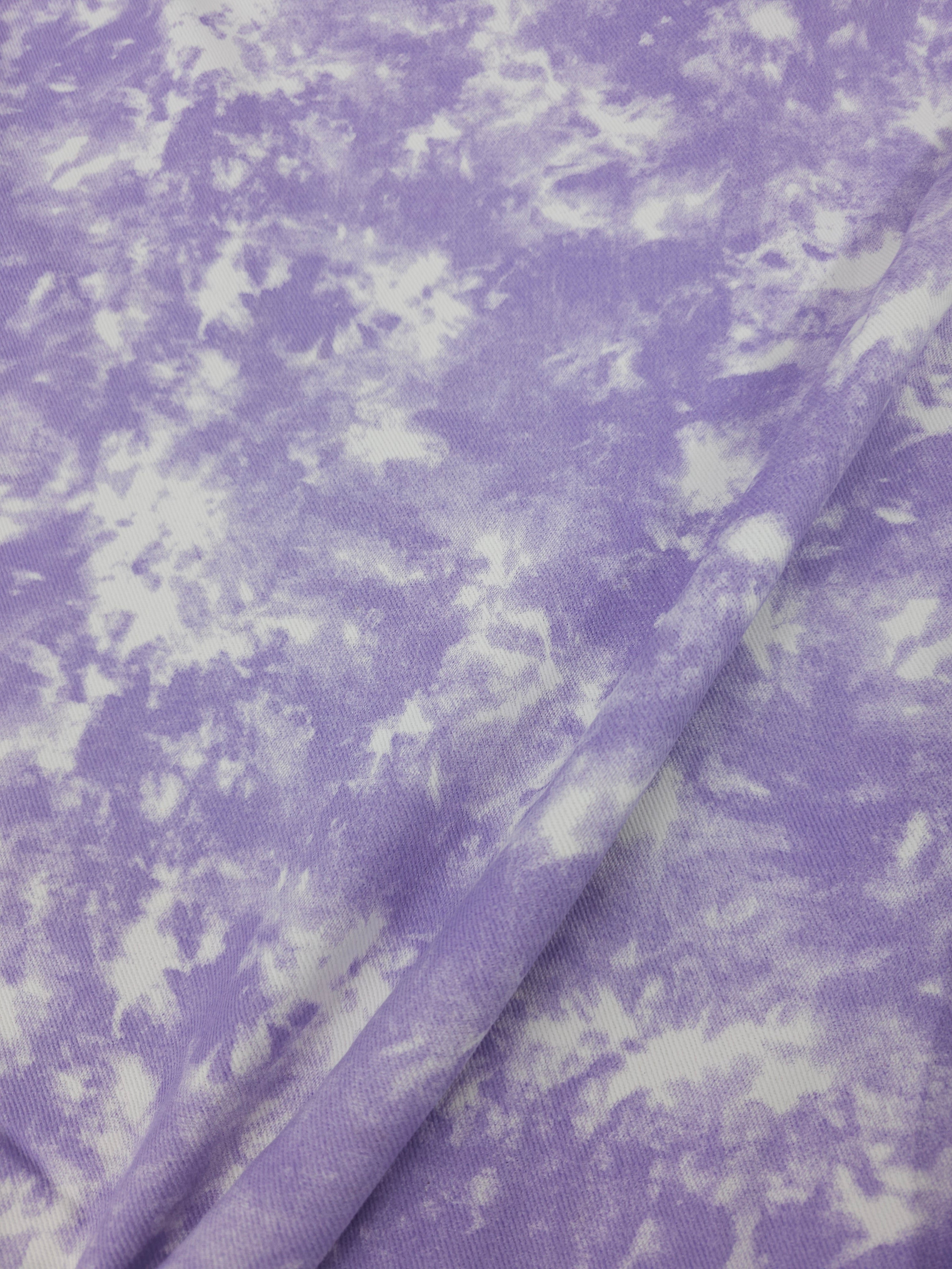 Light Purple Marble Denim