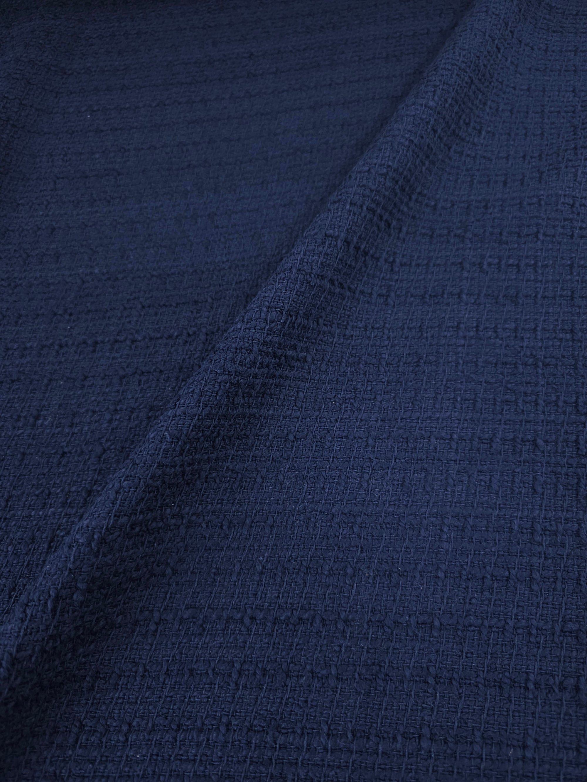 Navy Blue Boucle