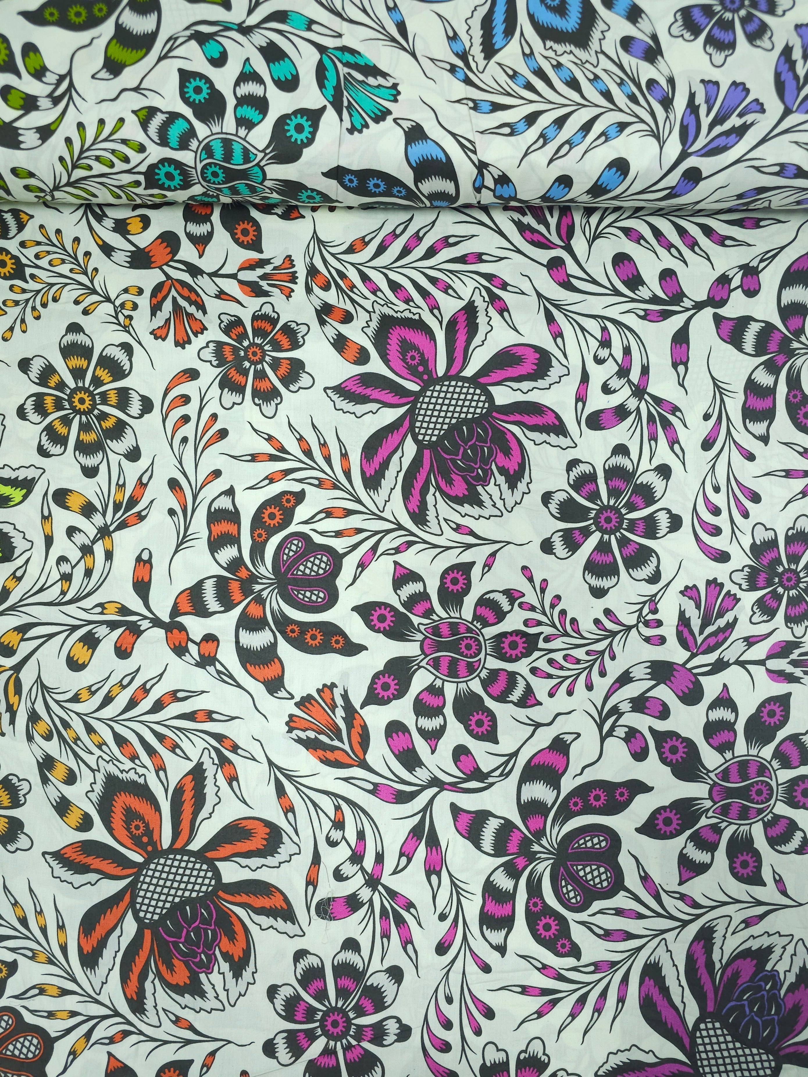 Ivory Free Spirit Cotton Sateen 108” - Tula Pink (Various Sizes)