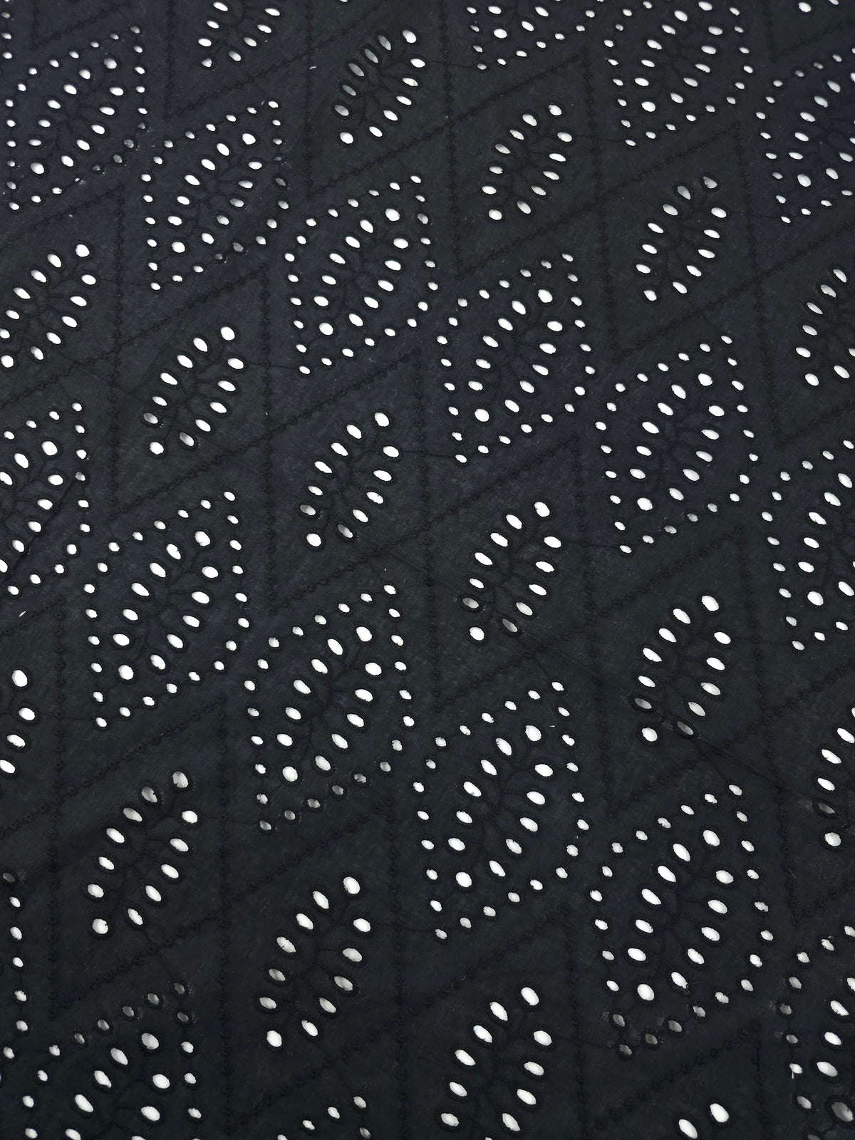 Black Diamond Kite Cambric Cotton Broderie Anglaise