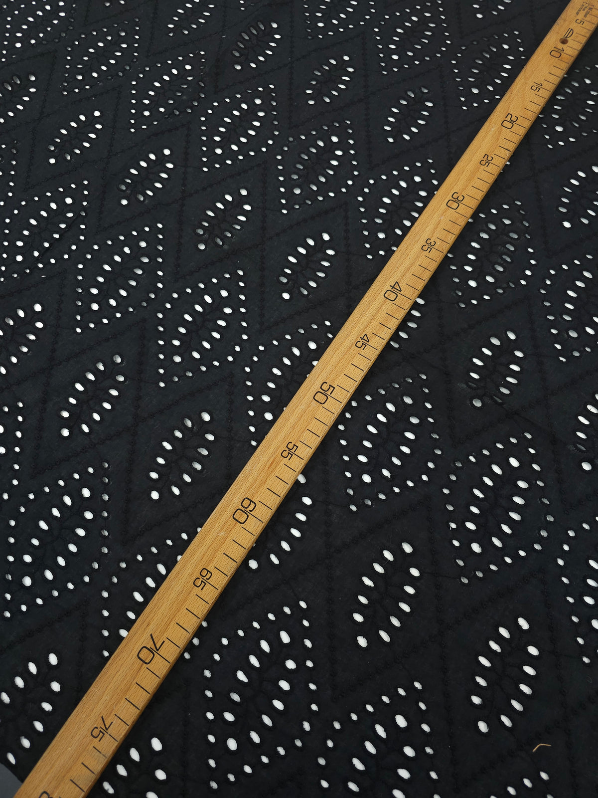 Black Diamond Kite Cambric Cotton Broderie Anglaise