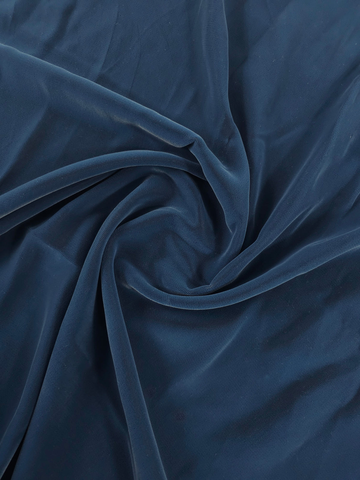 Hale Blue Viscose Acetate Velvet