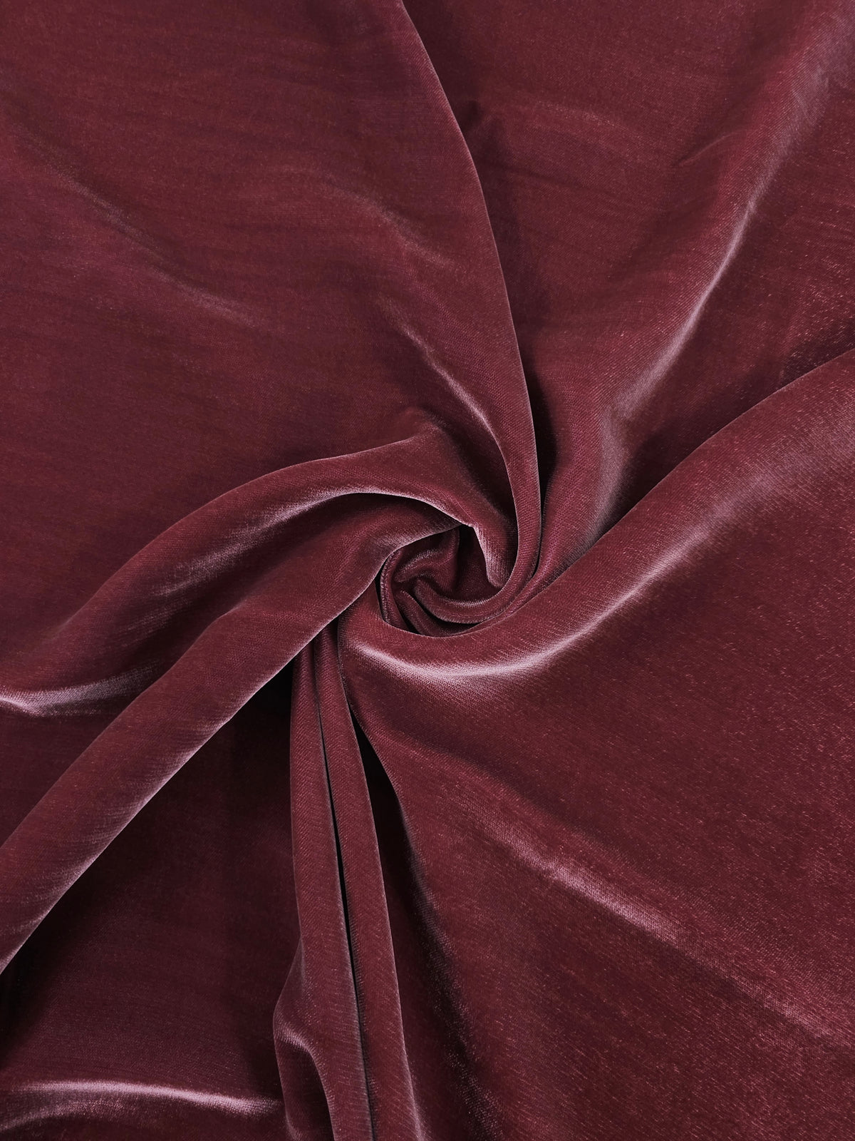 Deep Rose Viscose Acetate Velvet