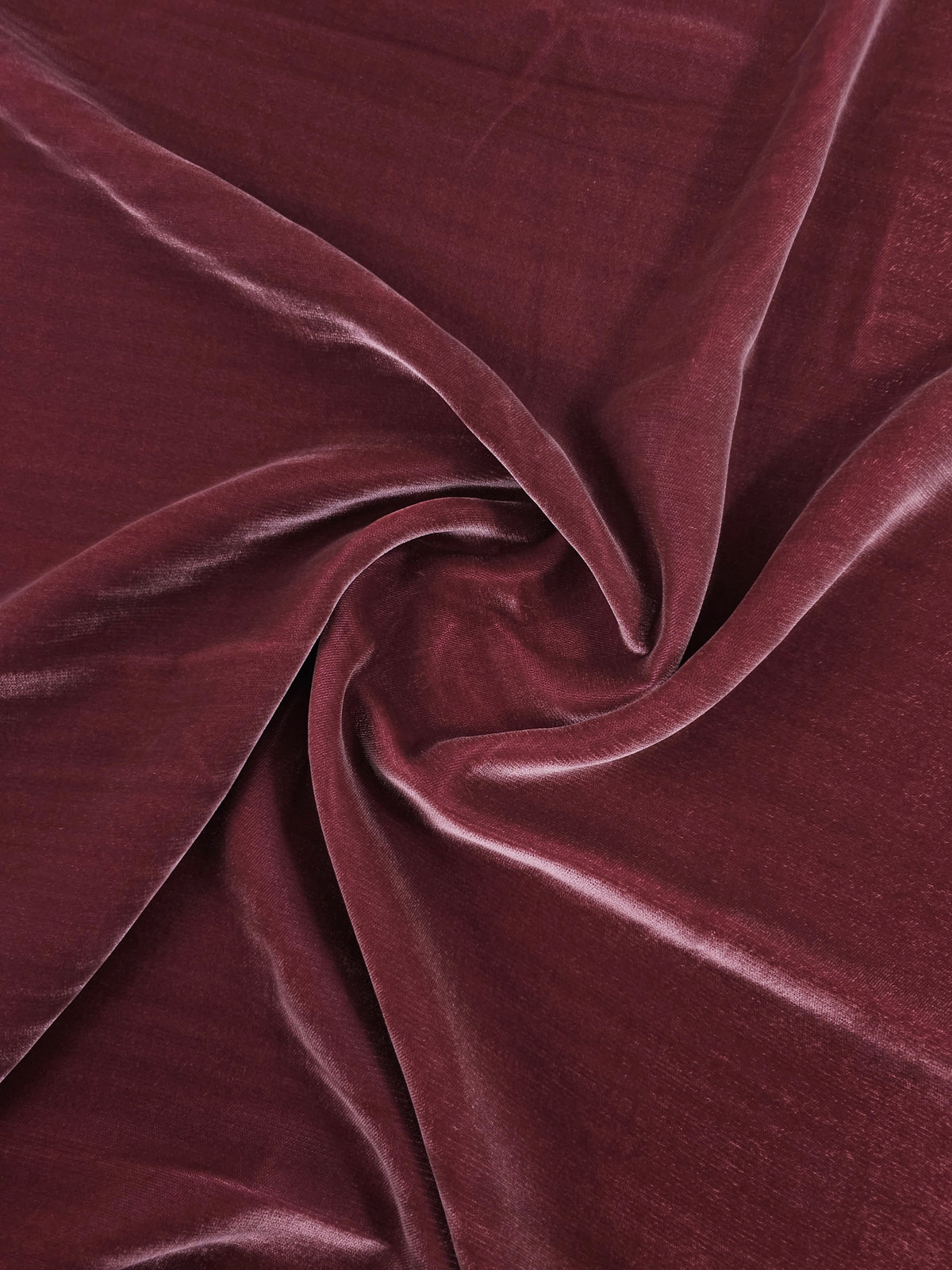 Deep Rose Viscose Acetate Velvet