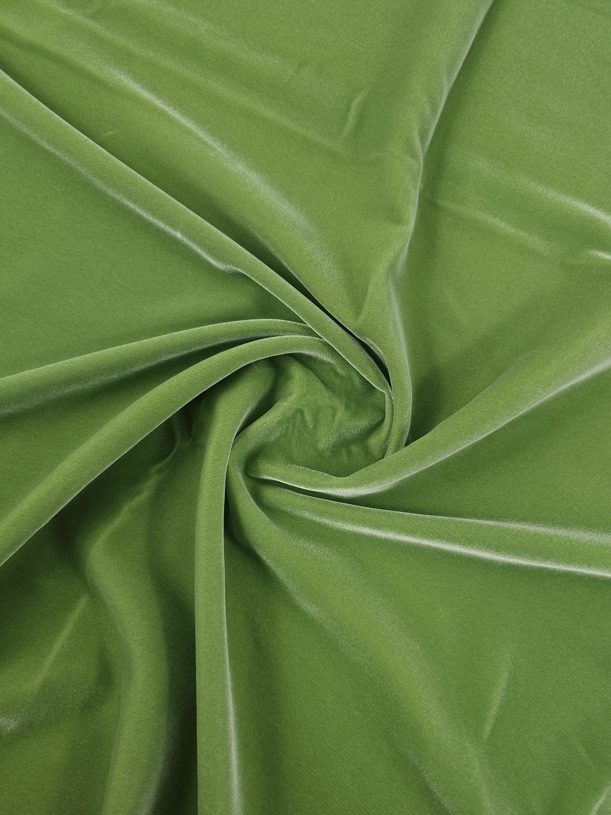 Grasshopper Green Viscose Acetate Velvet
