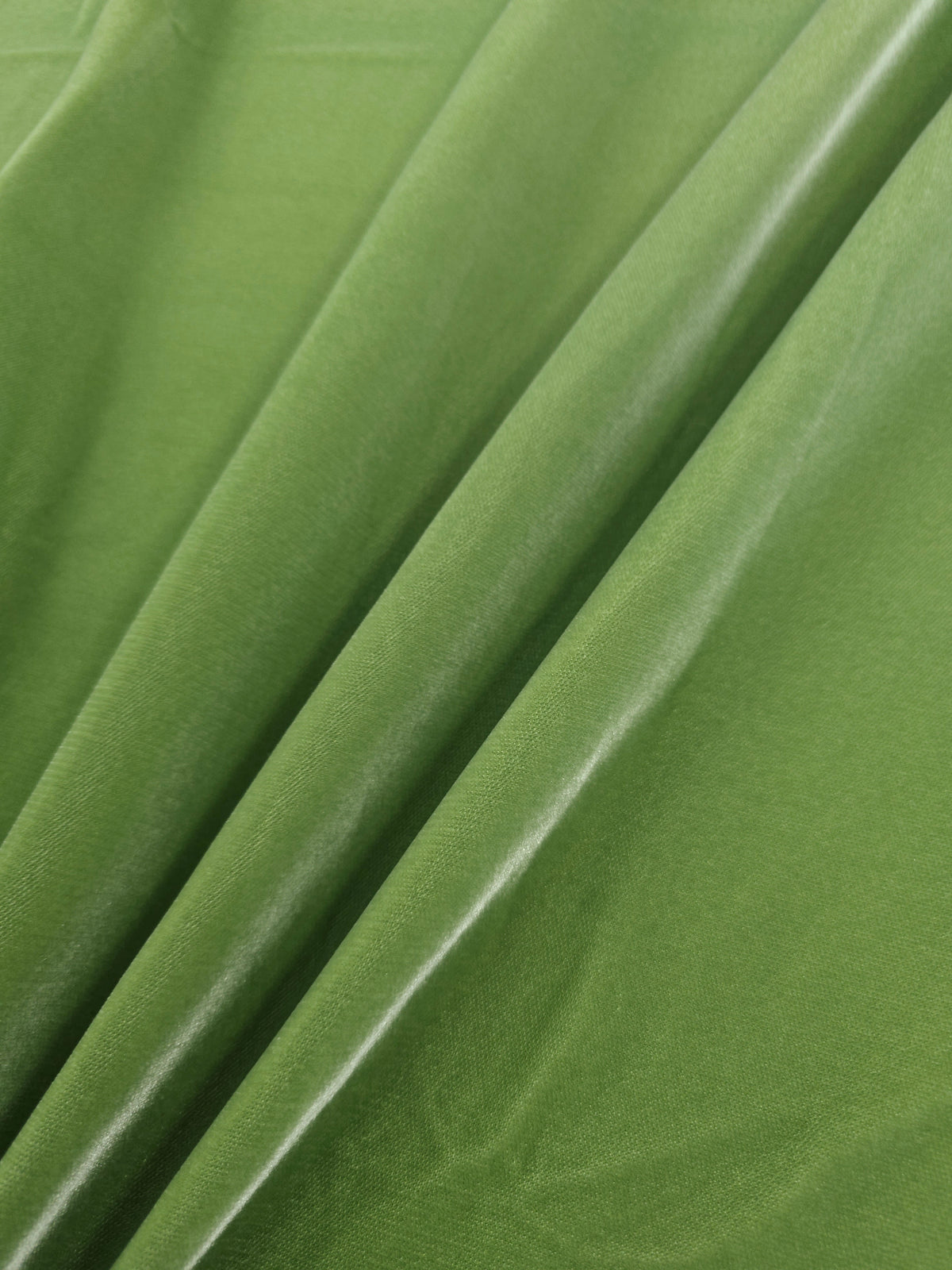 Grasshopper Green Viscose Acetate Velvet