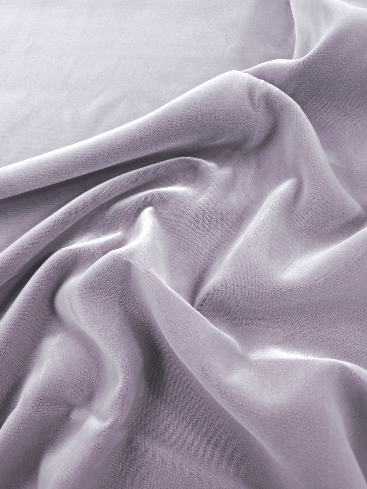 Muted Lilac Viscose Acetate Velvet