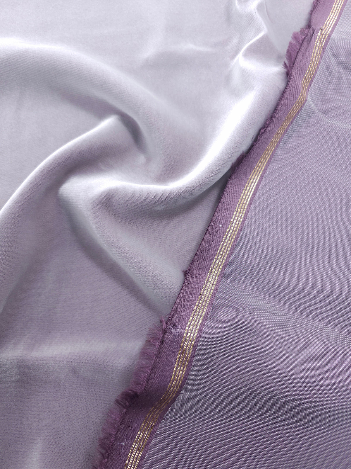 Muted Lilac Viscose Acetate Velvet