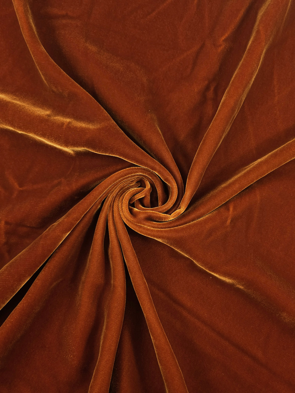 Rustic Orange Viscose Acetate Velvet