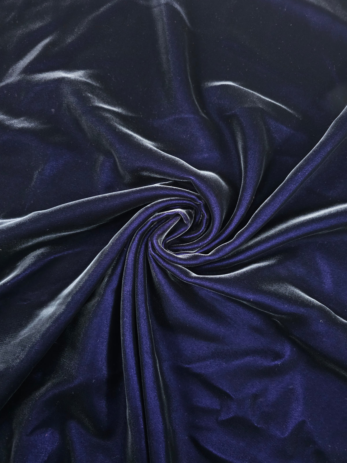 Deep Lavender/Charcoal Two-Tone Viscose Acetate Velvet