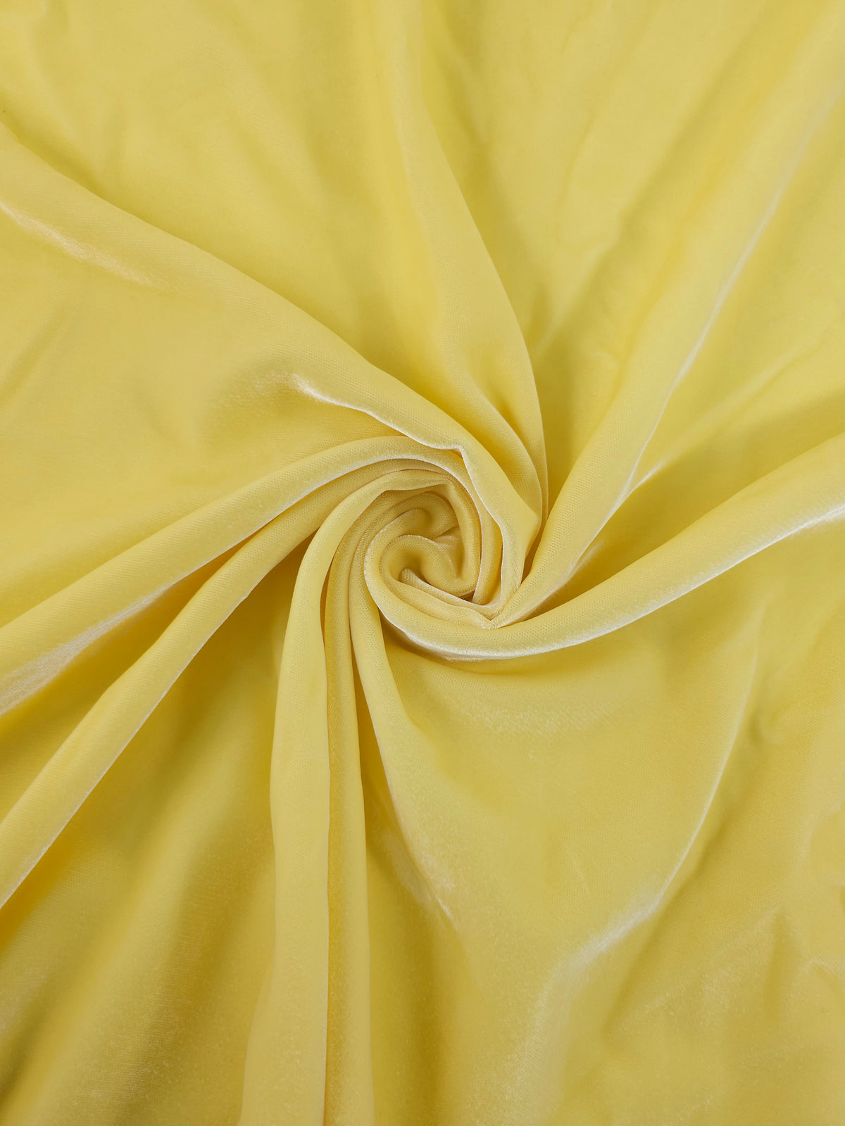 Cool Yellow Viscose Acetate Velvet