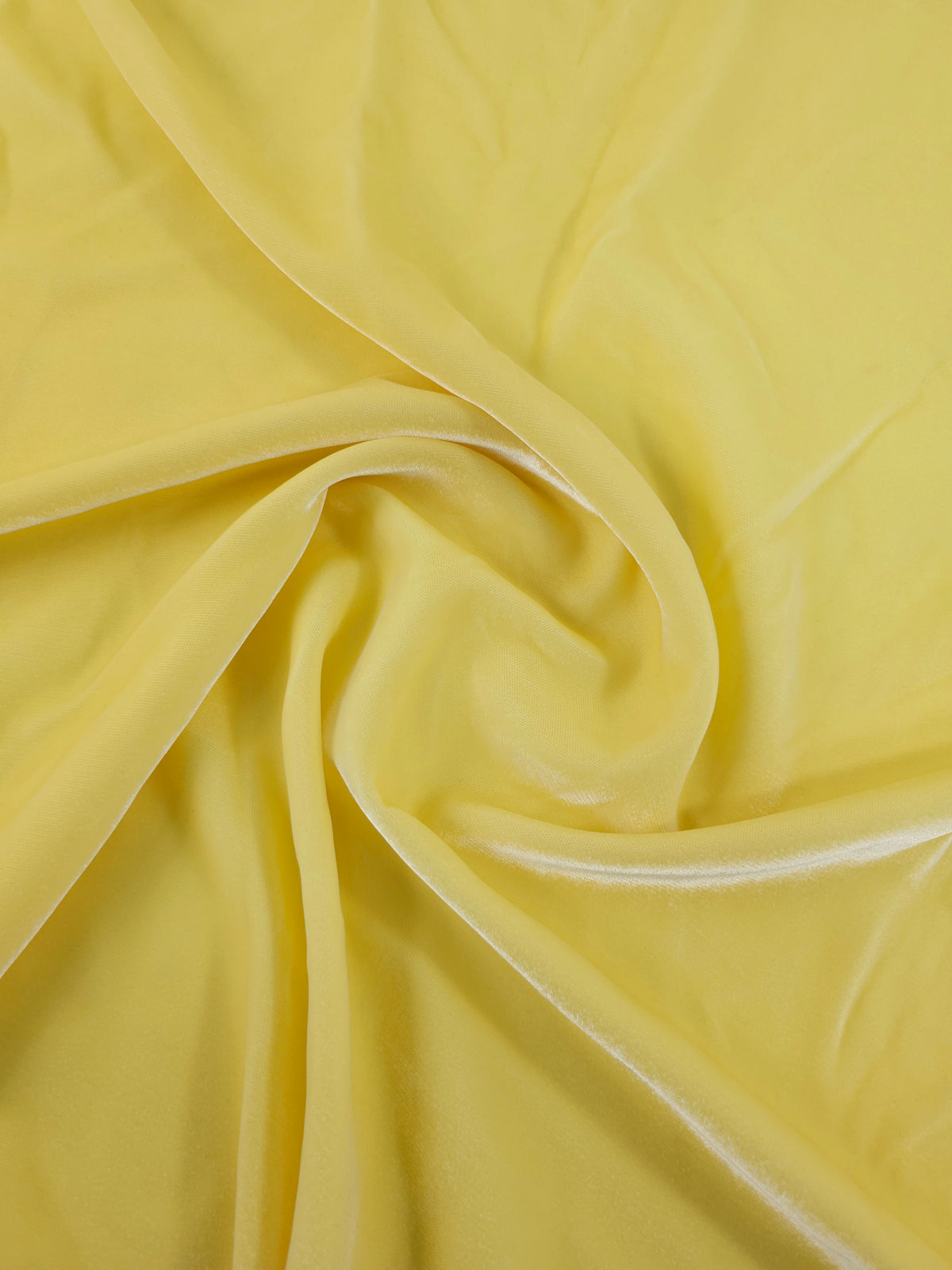 Cool Yellow Viscose Acetate Velvet