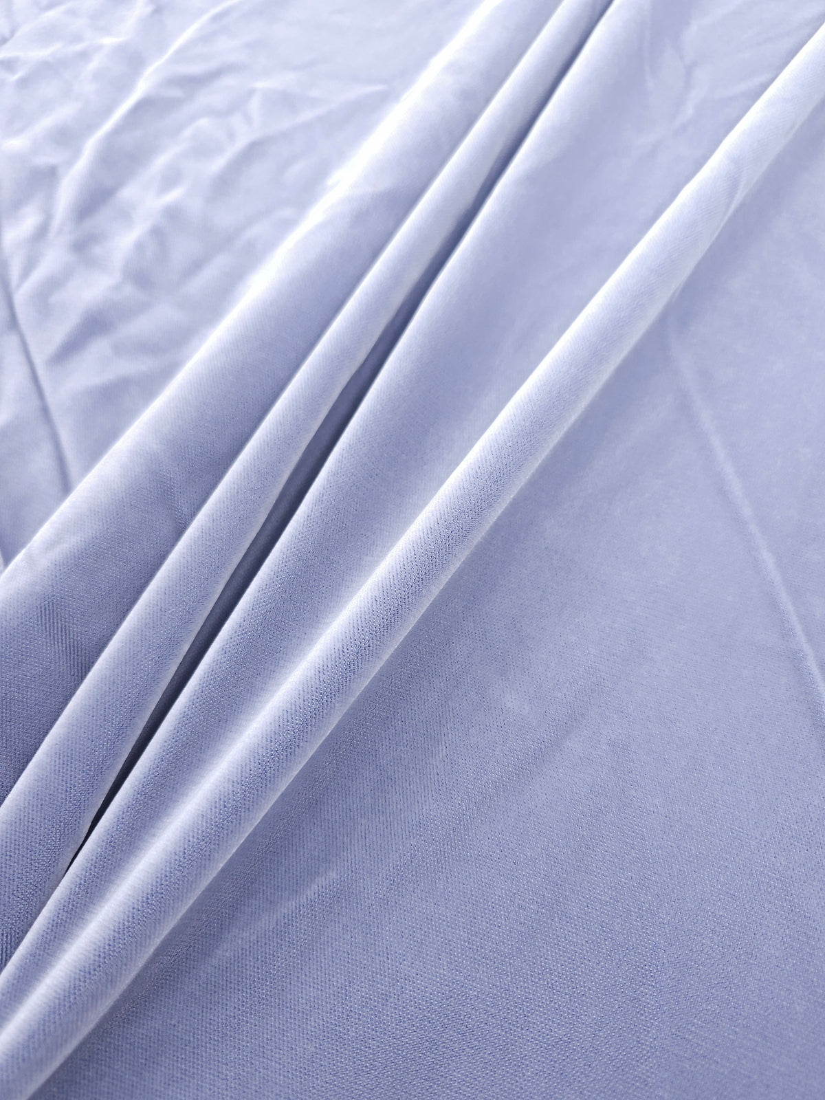 Powder Blue Viscose Acetate Velvet