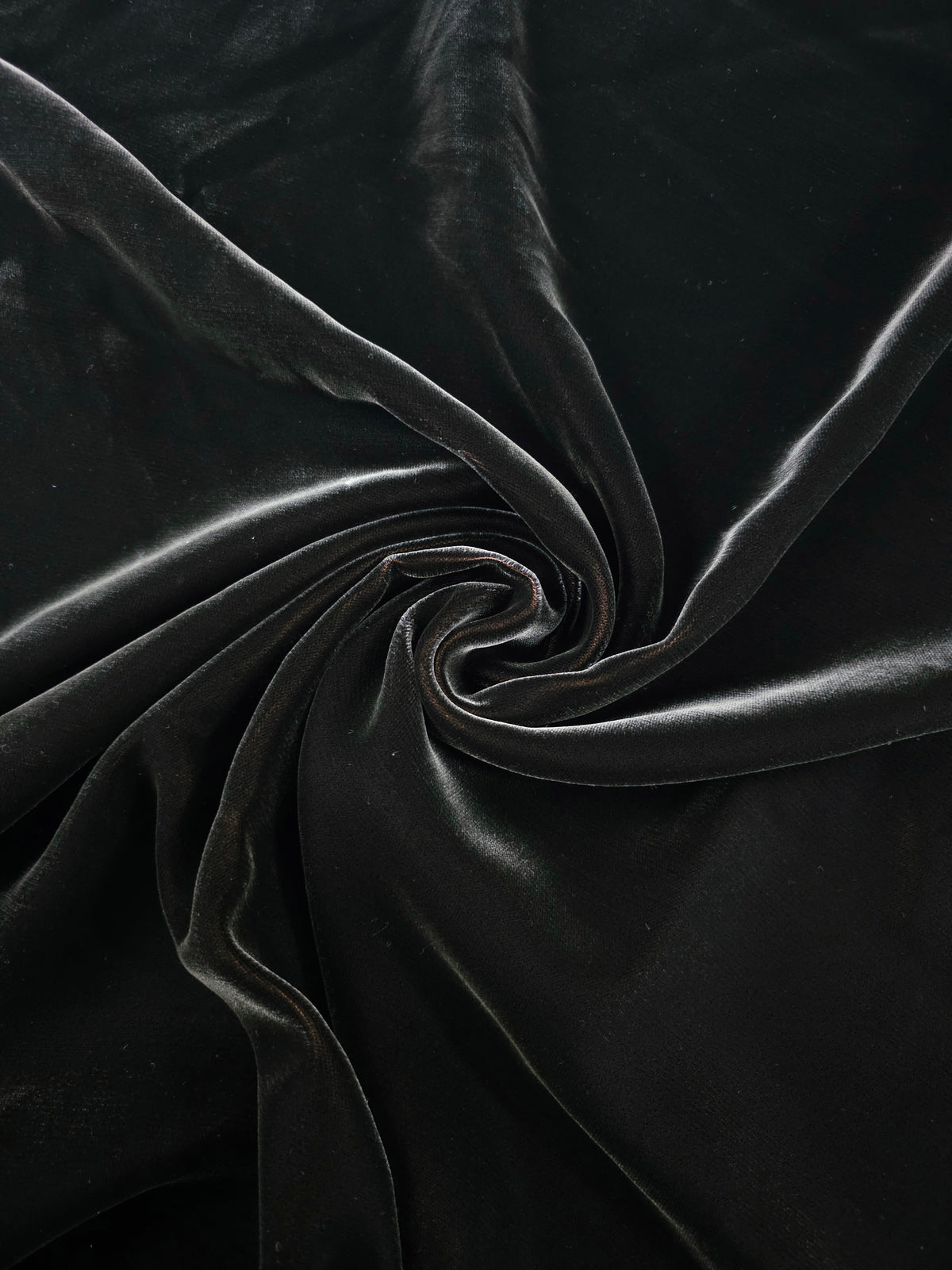 Greenish Brown Viscose Acetate Velvet