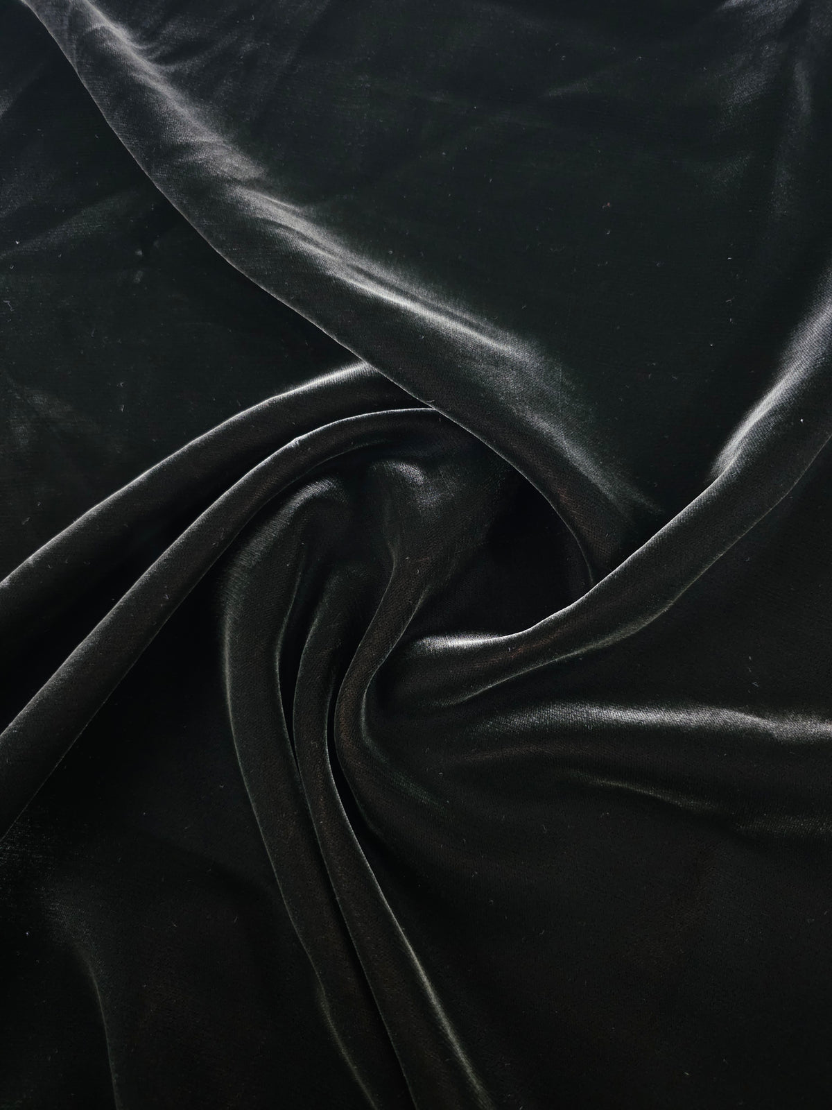 Greenish Brown Viscose Acetate Velvet