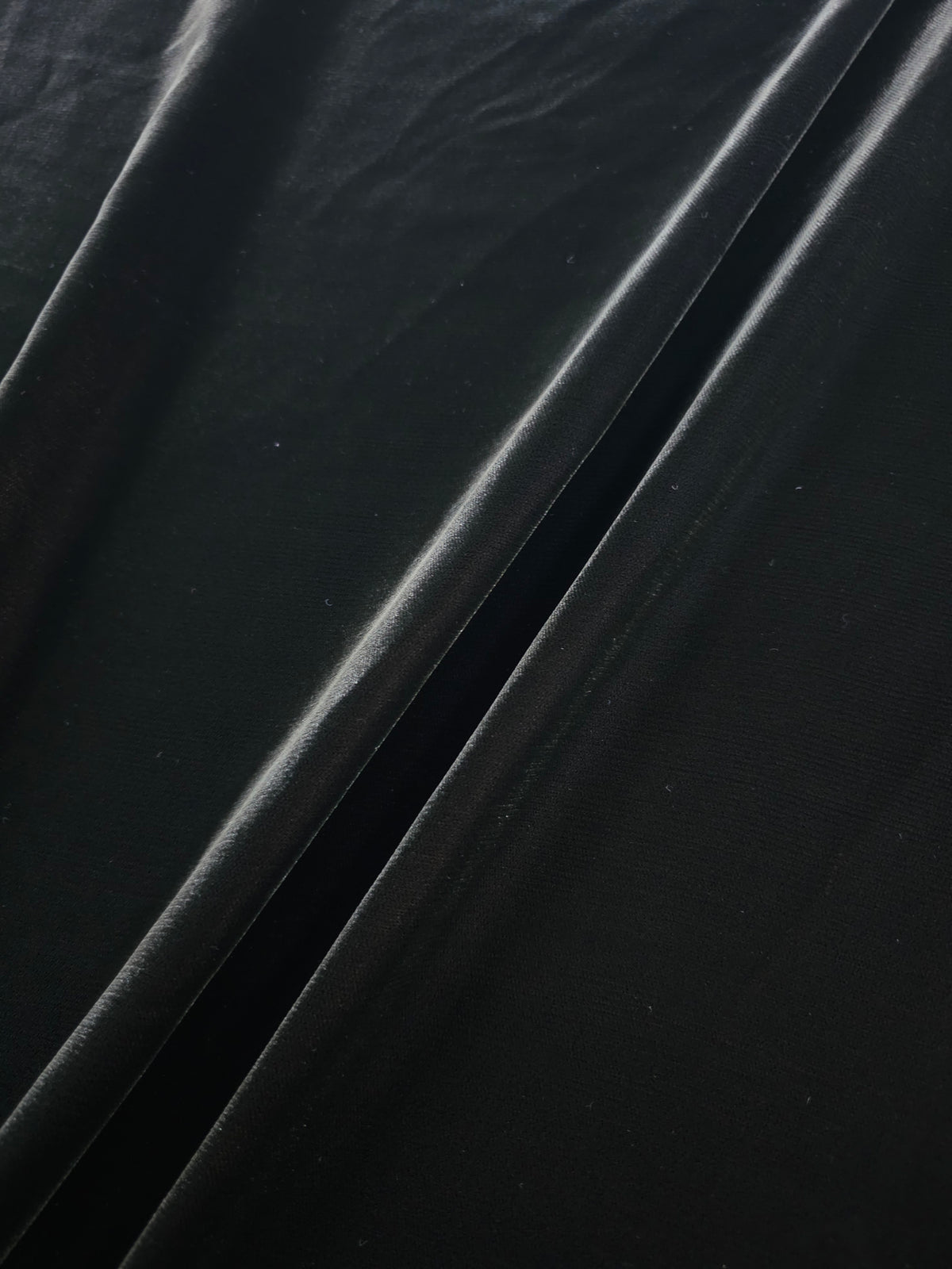 Greenish Brown Viscose Acetate Velvet