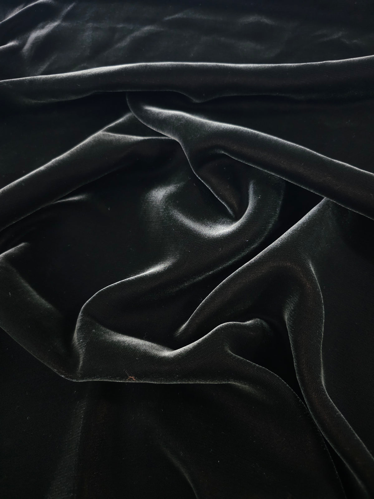 Greenish Brown Viscose Acetate Velvet