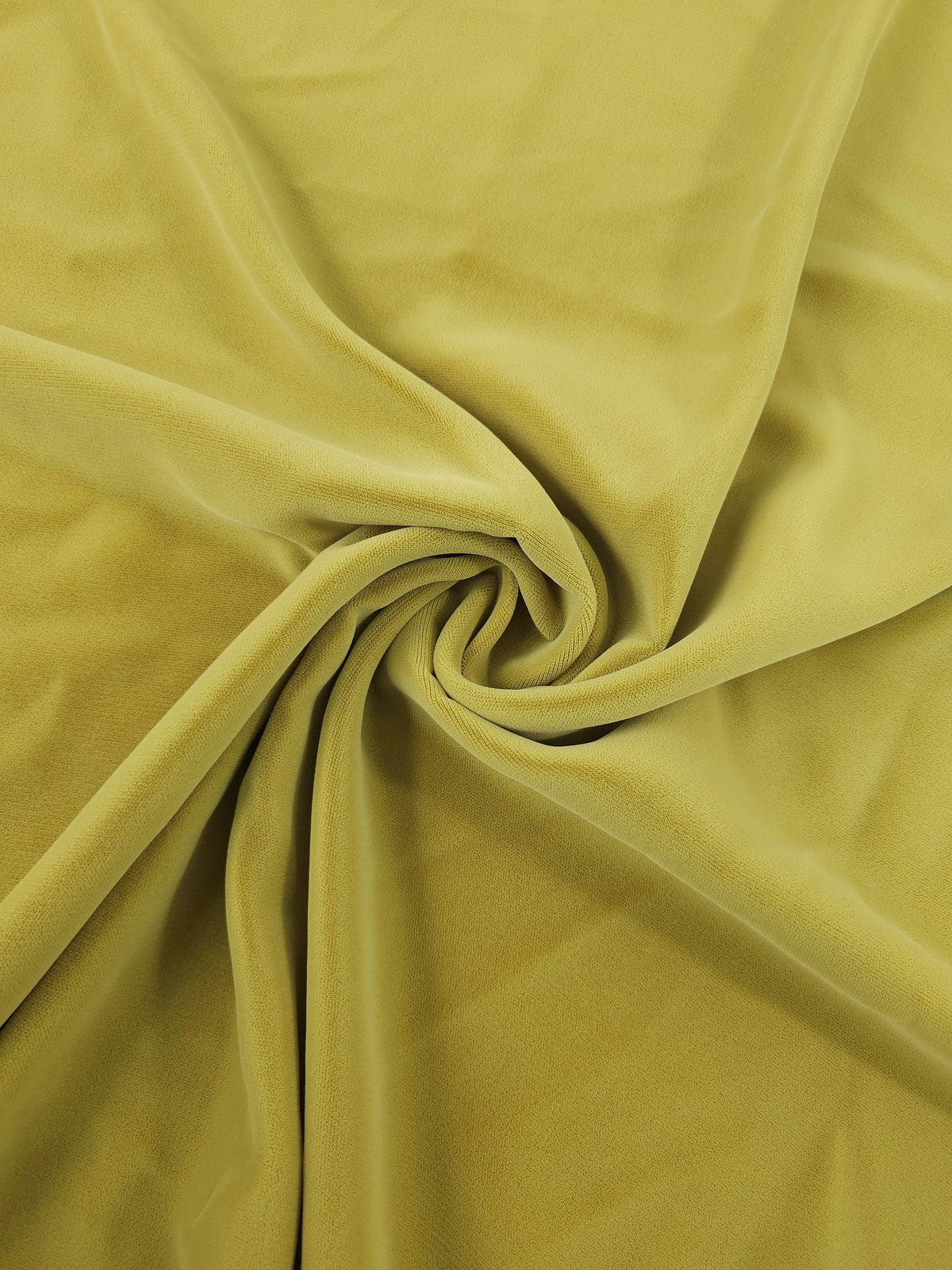 Mustard Yellow Viscose Acetate Velvet