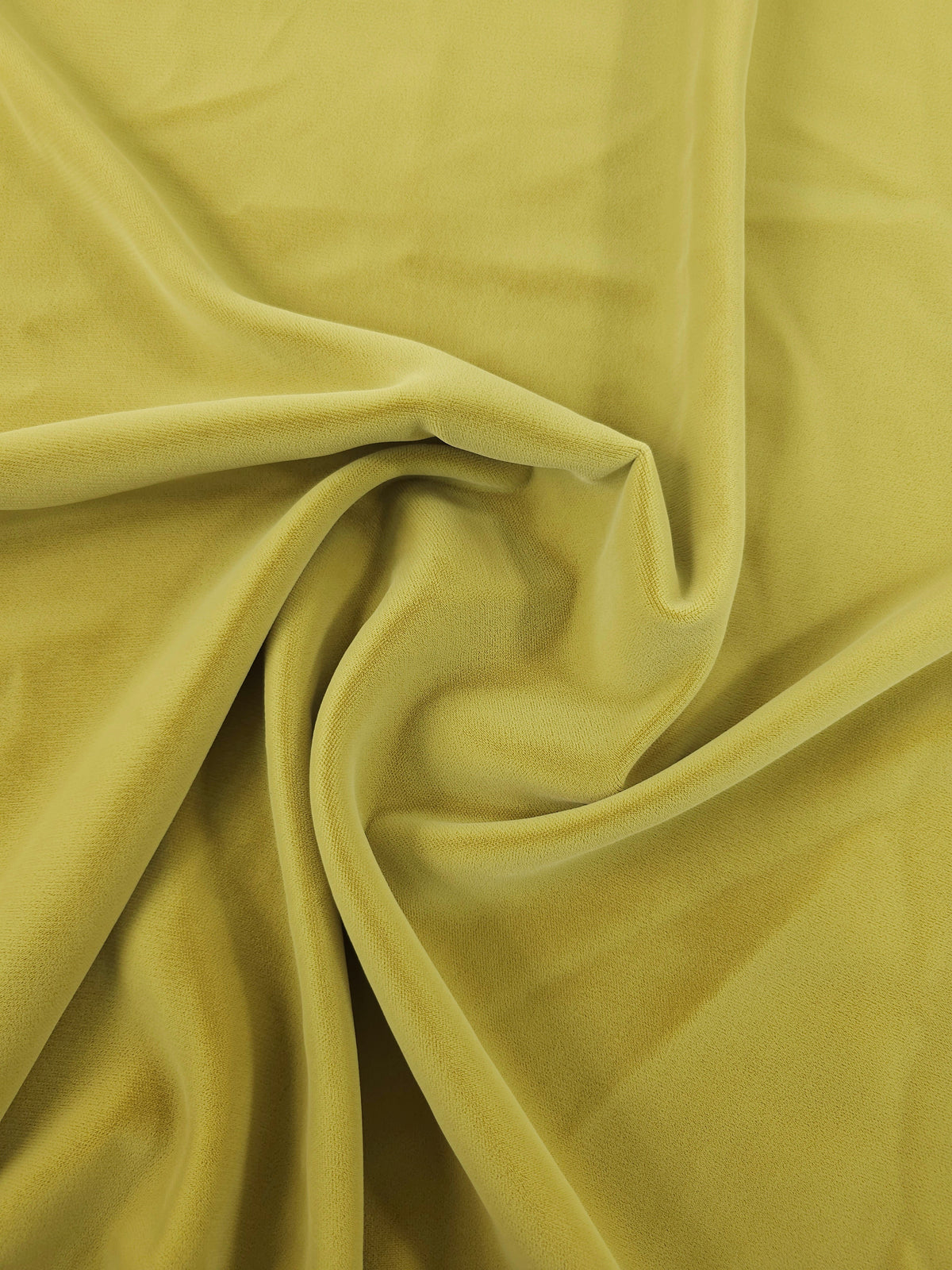 Mustard Yellow Viscose Acetate Velvet
