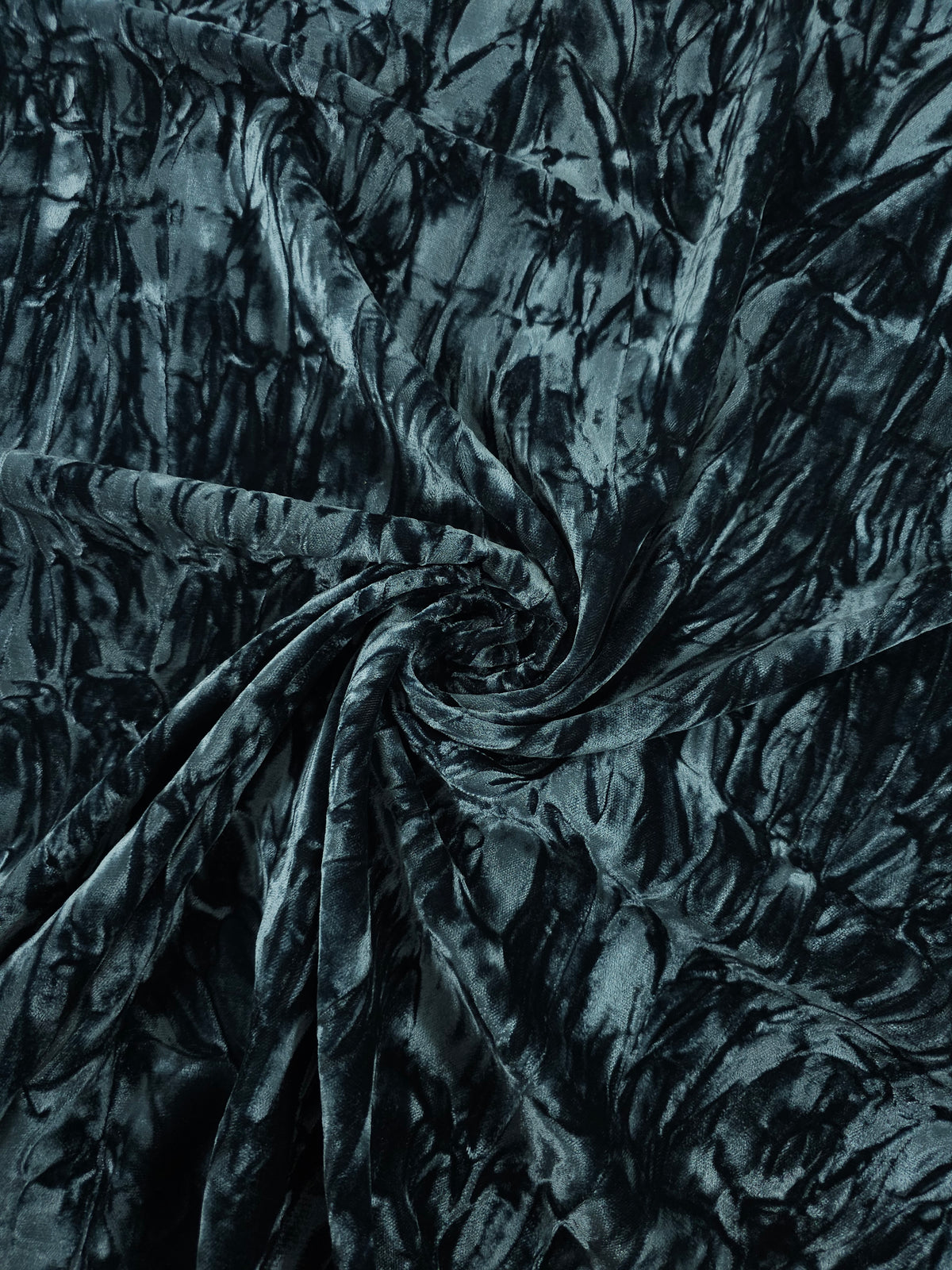 Duck Egg Crushed Viscose Acetate Velvet