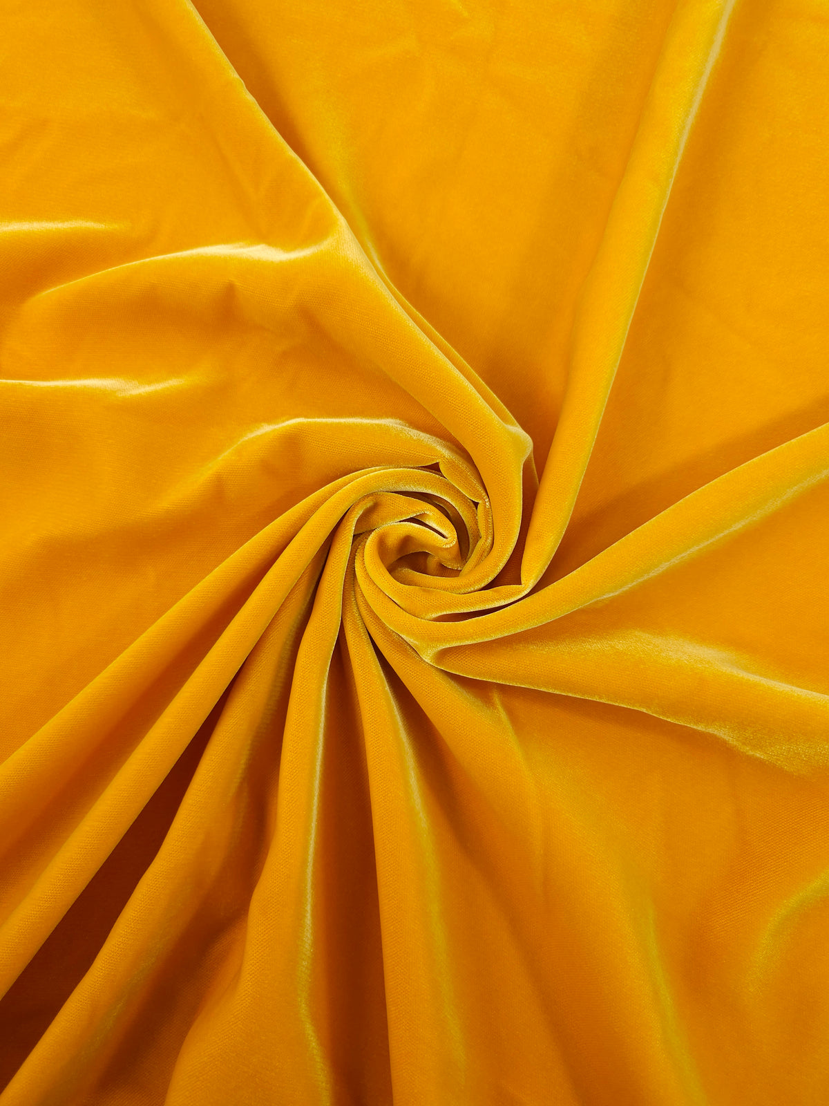 Sunny Orange Viscose Acetate Velvet