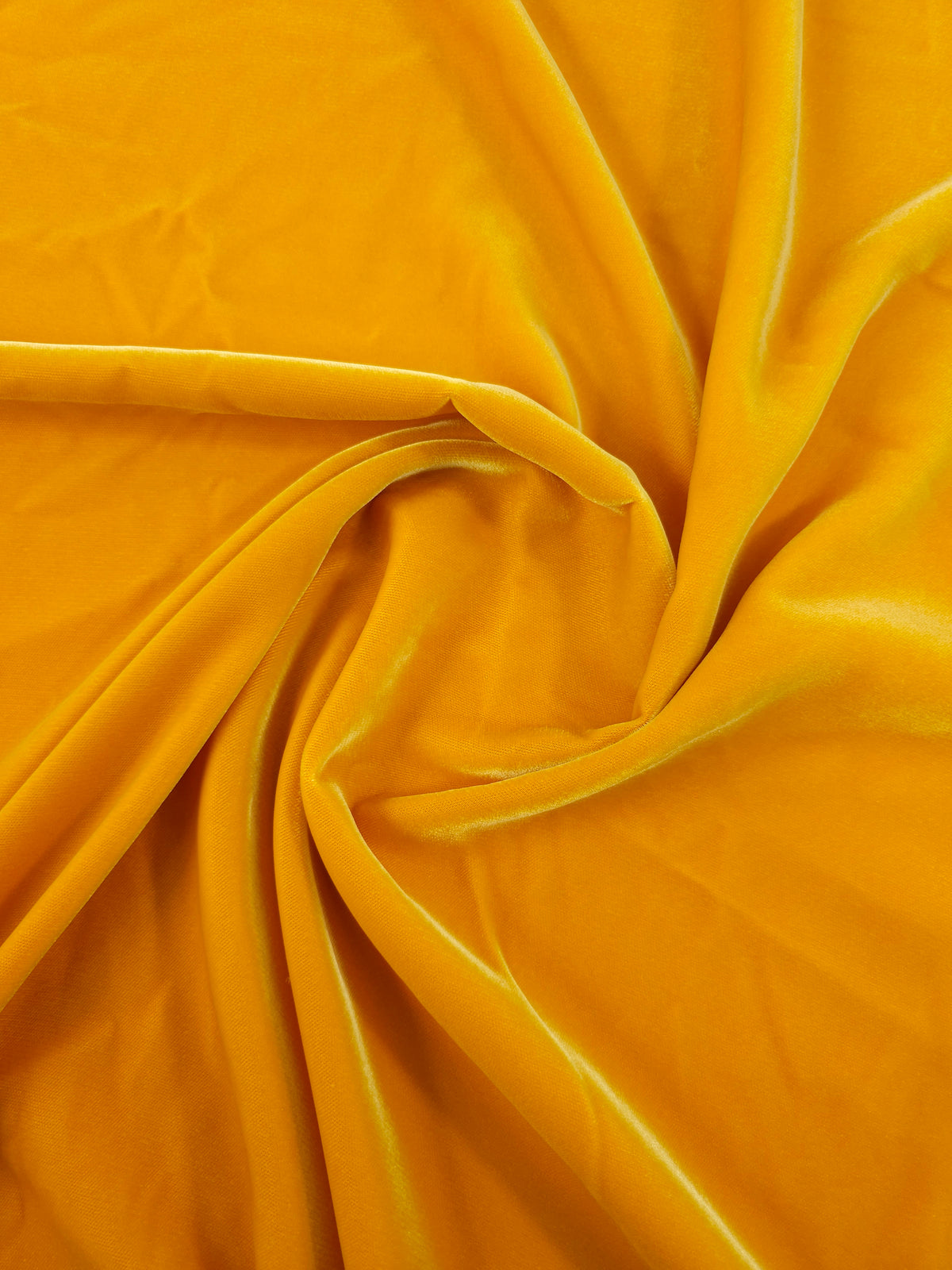 Sunny Orange Viscose Acetate Velvet